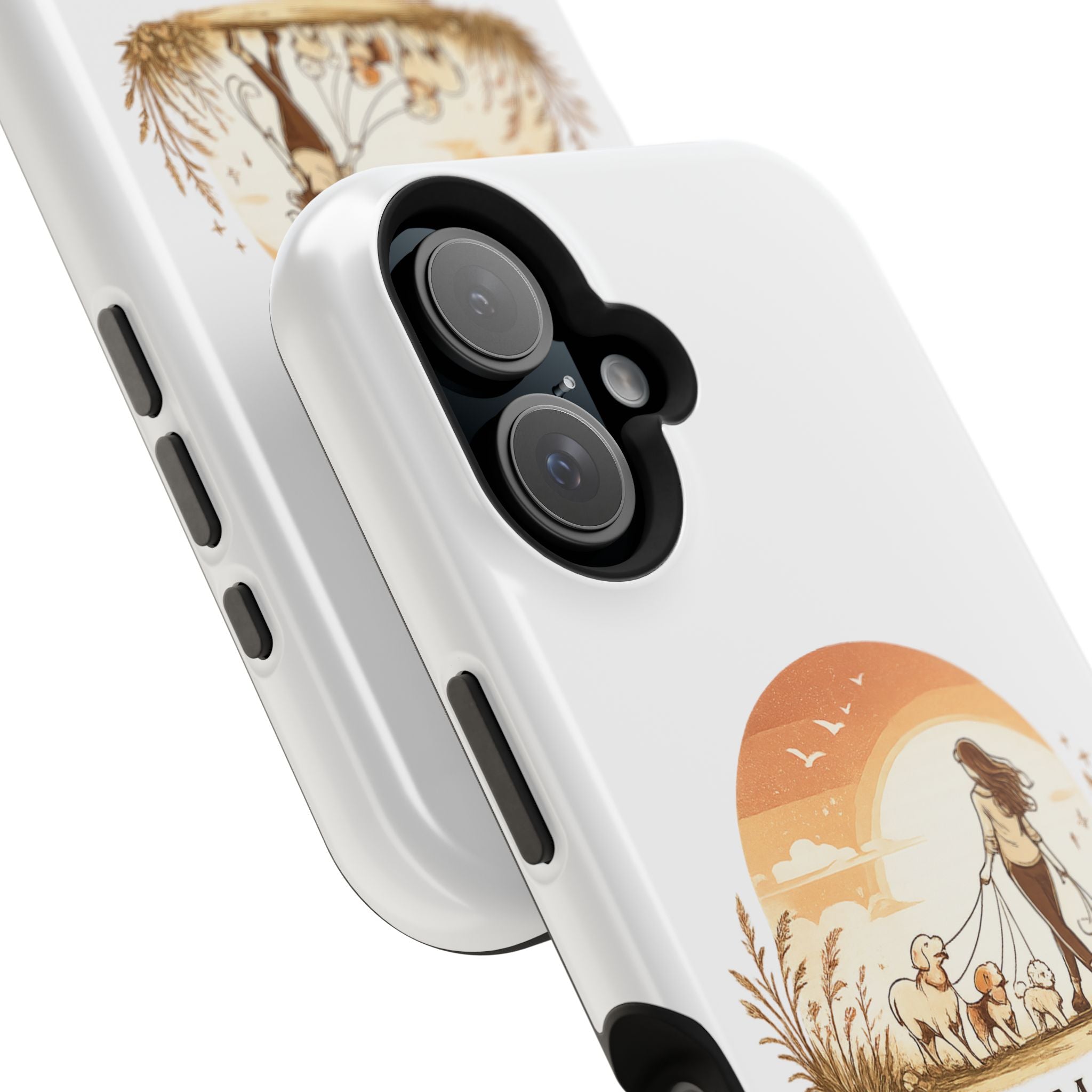 Golden Hour Walk Phone case