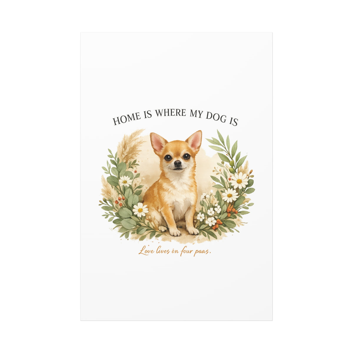 The Heart of the Home | Dog Mom Collection Matte Canvas