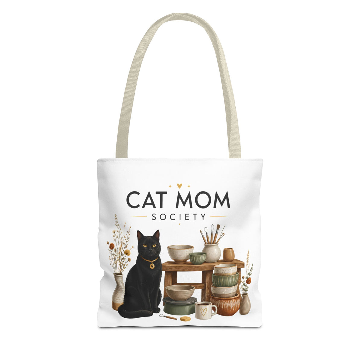 The Pottery Studio Morning | Cat Mom Collection Totebag