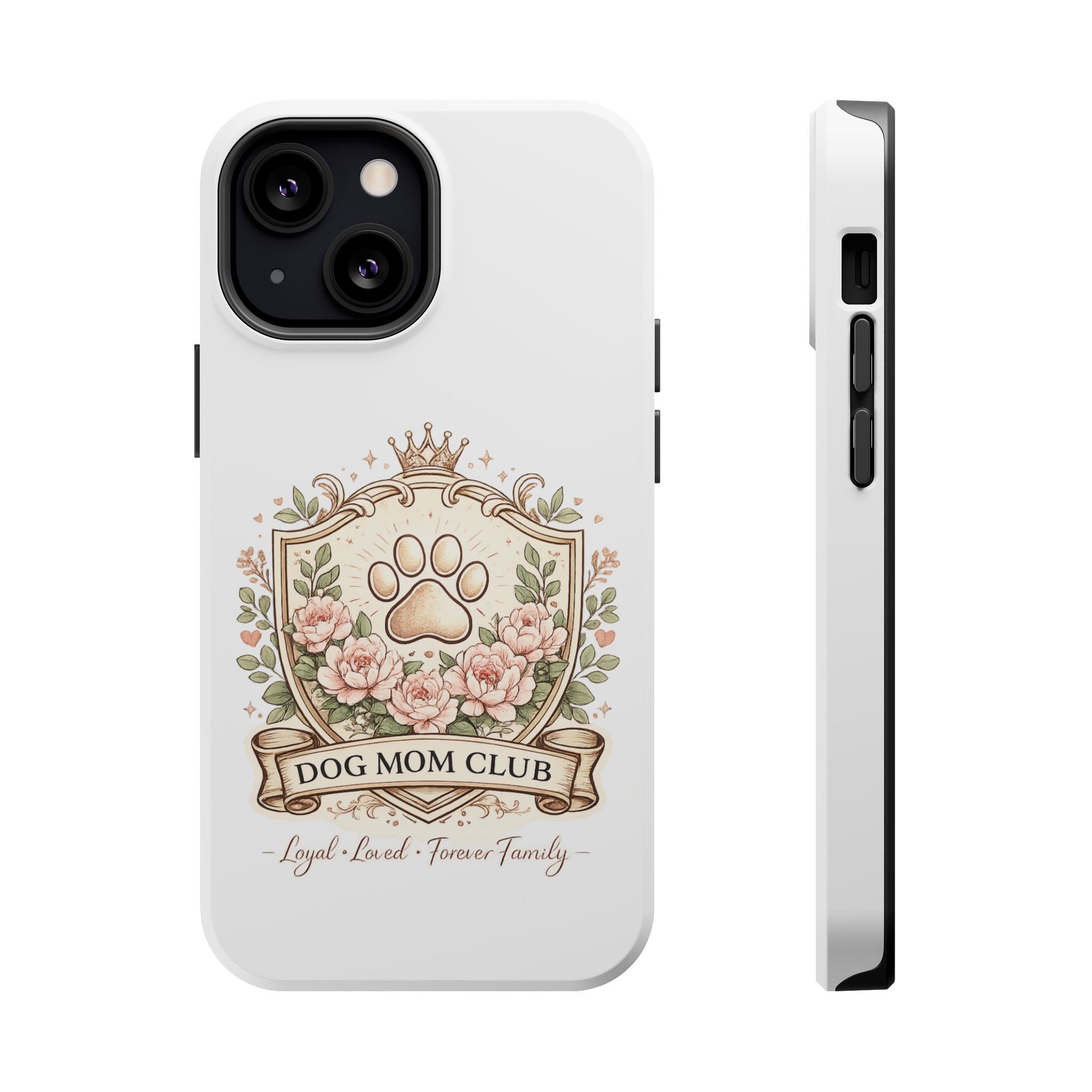 Floral Paw Crest Phone case
