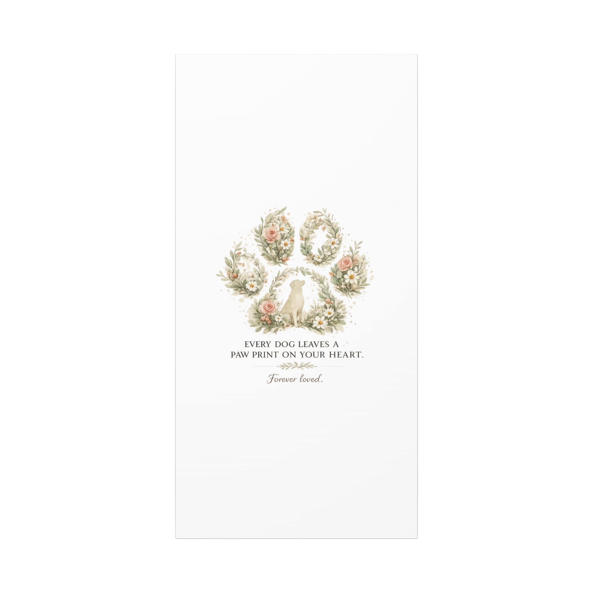 Every Dog Leaves a Paw Print | Matte Canvas, Stretched, 1.25"
