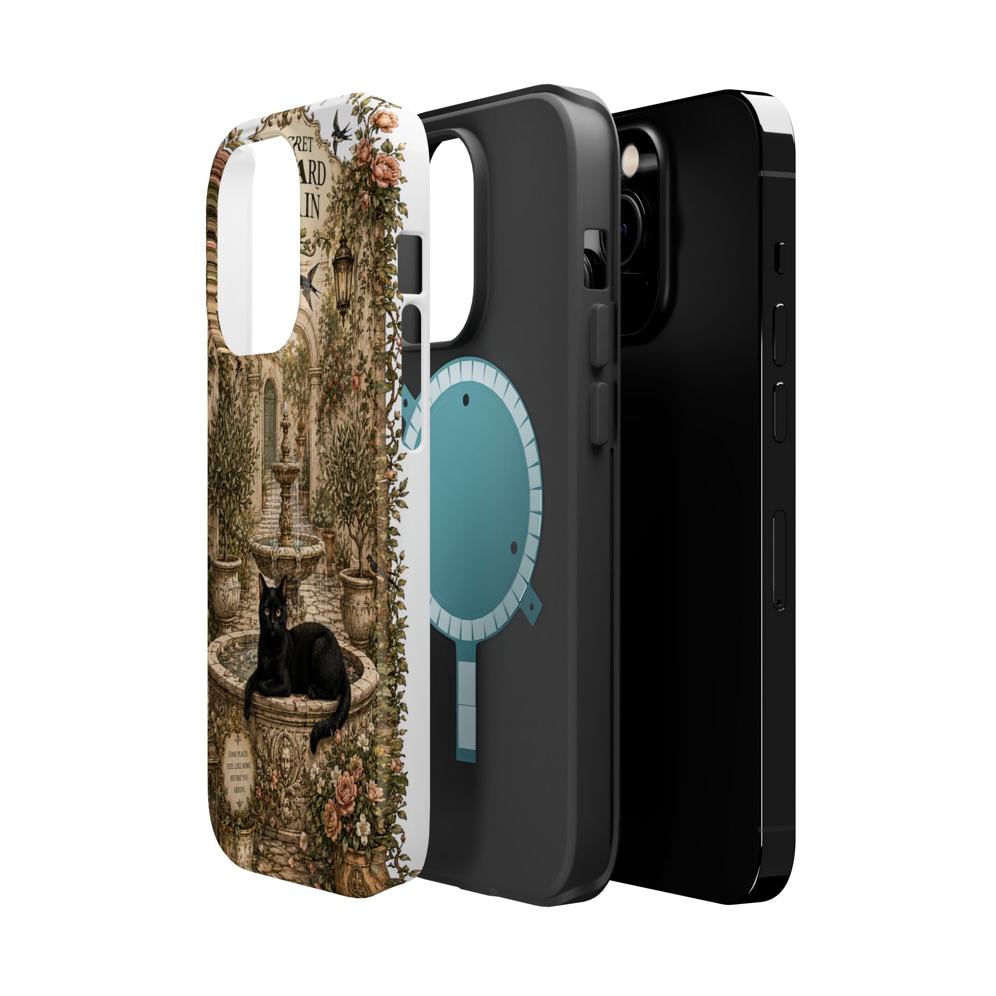 THE SECRET COURTYARD FOUNTAIN | Phone case