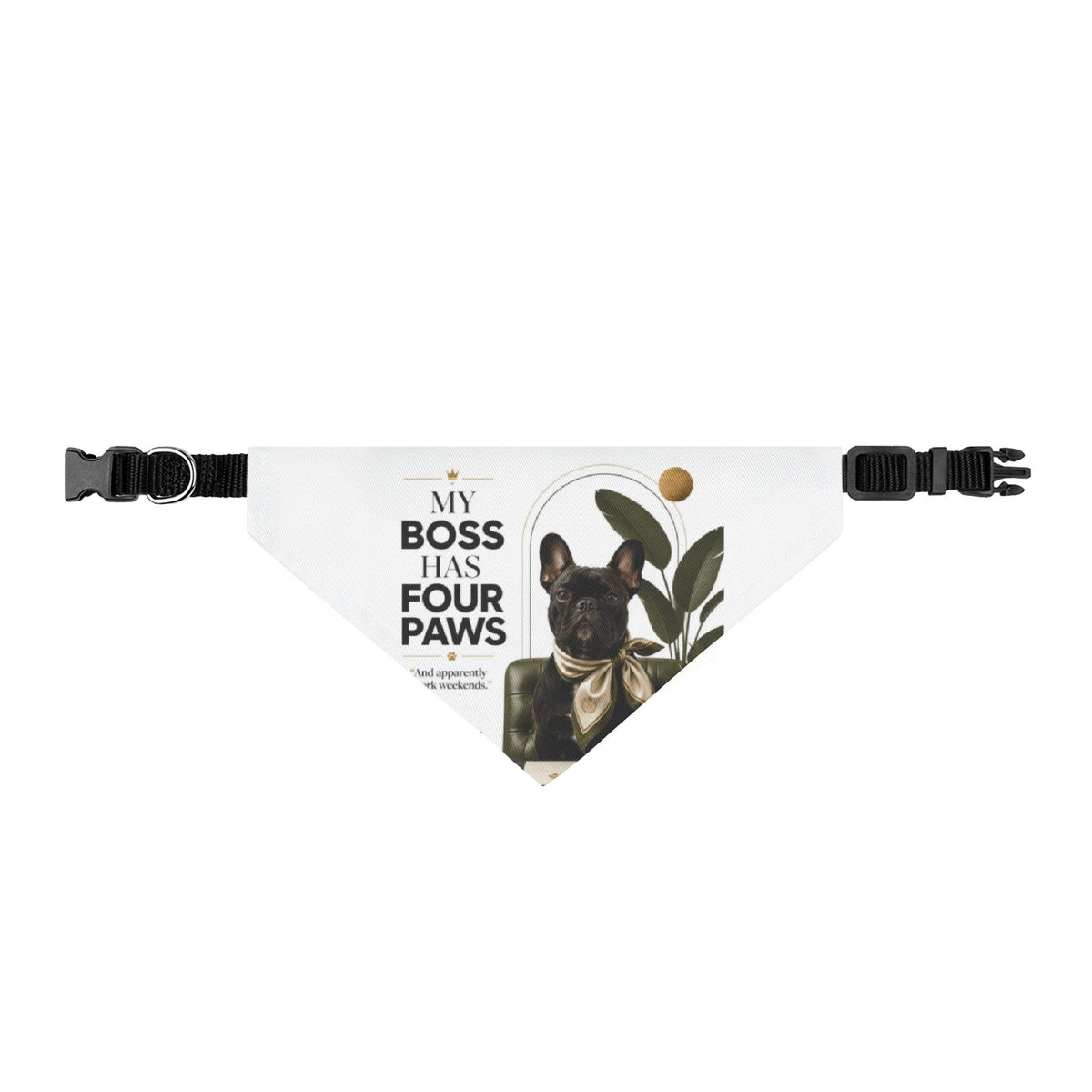 My Boss has four paws | Fun Collection Pet Bandana