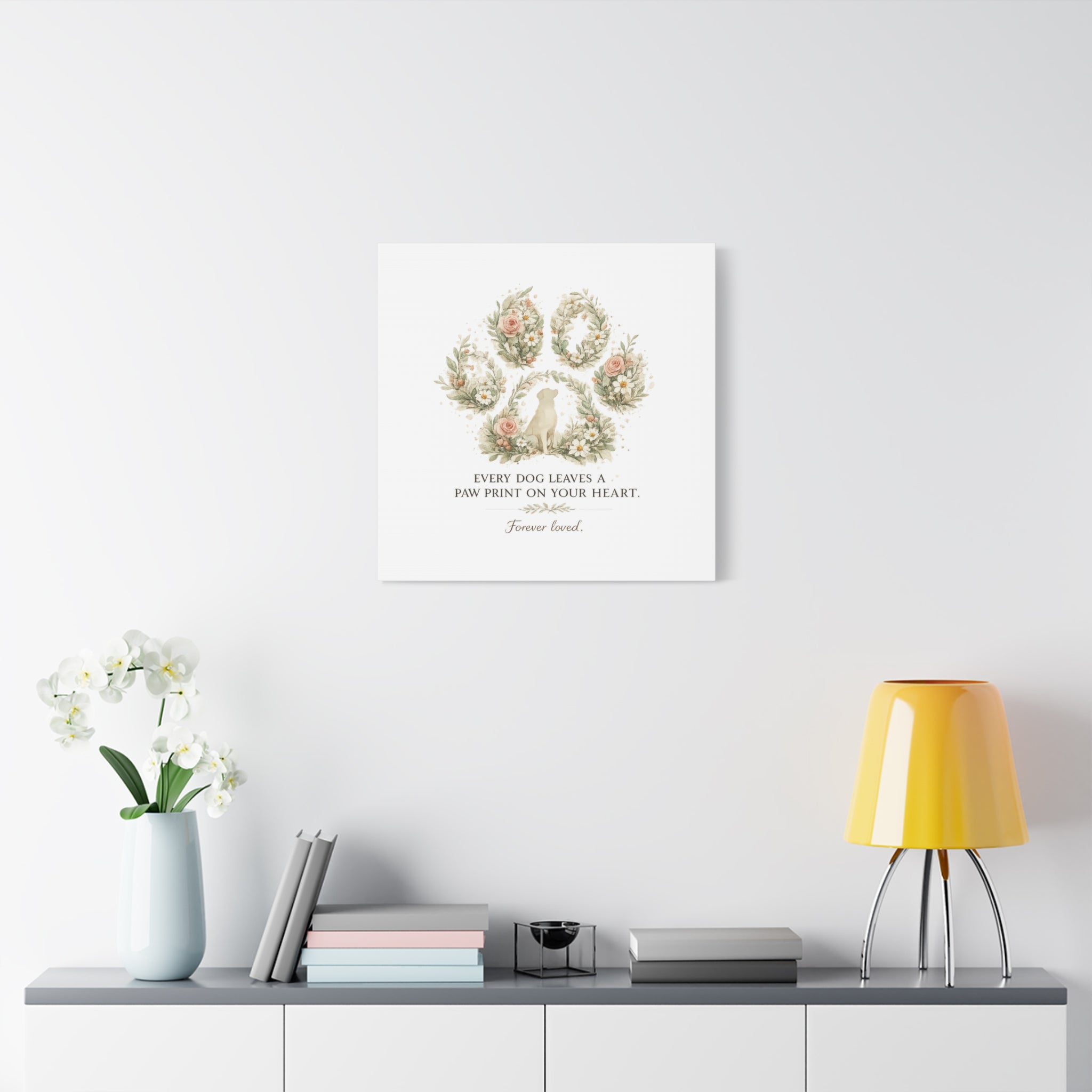 Every Dog Leaves a Paw Print | Matte Canvas, Stretched, 1.25"