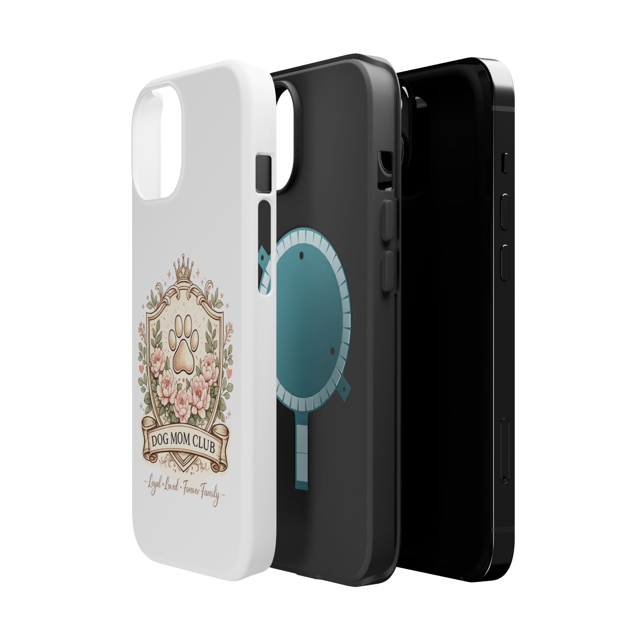 Floral Paw Crest Phone case