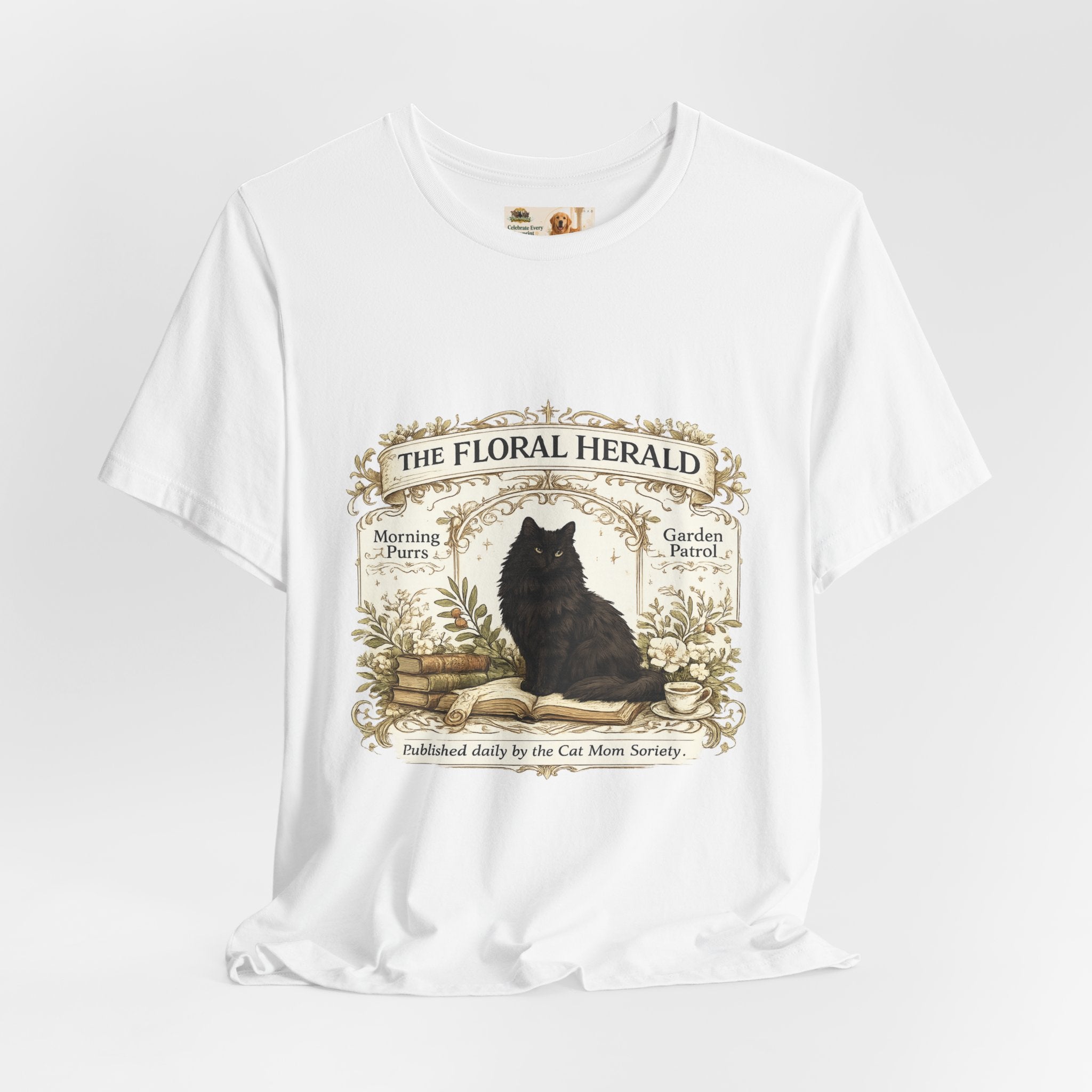 The Floral Herald | Bella+Canvas 3001 Unisex Jersey T-Shirt