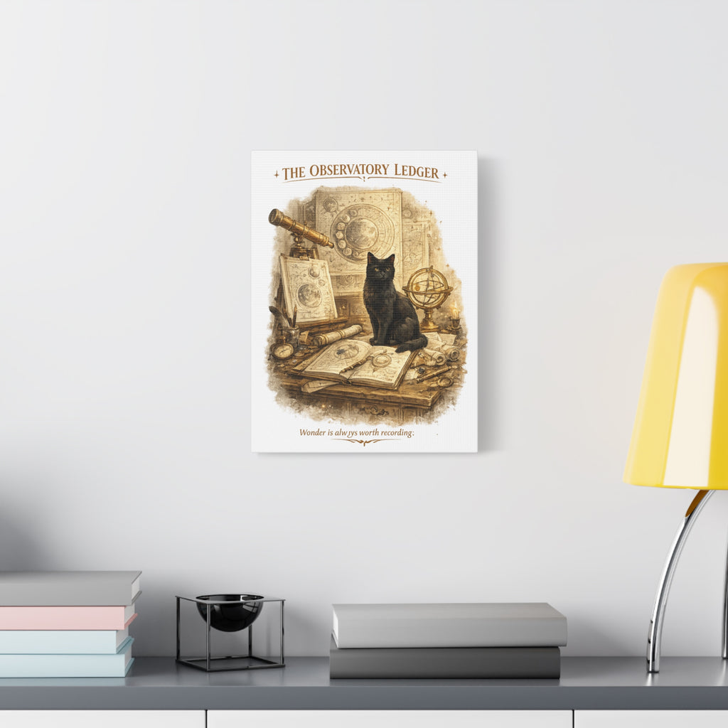 The Observatory Ledger | Matte Canvas, Stretched, 1.25"