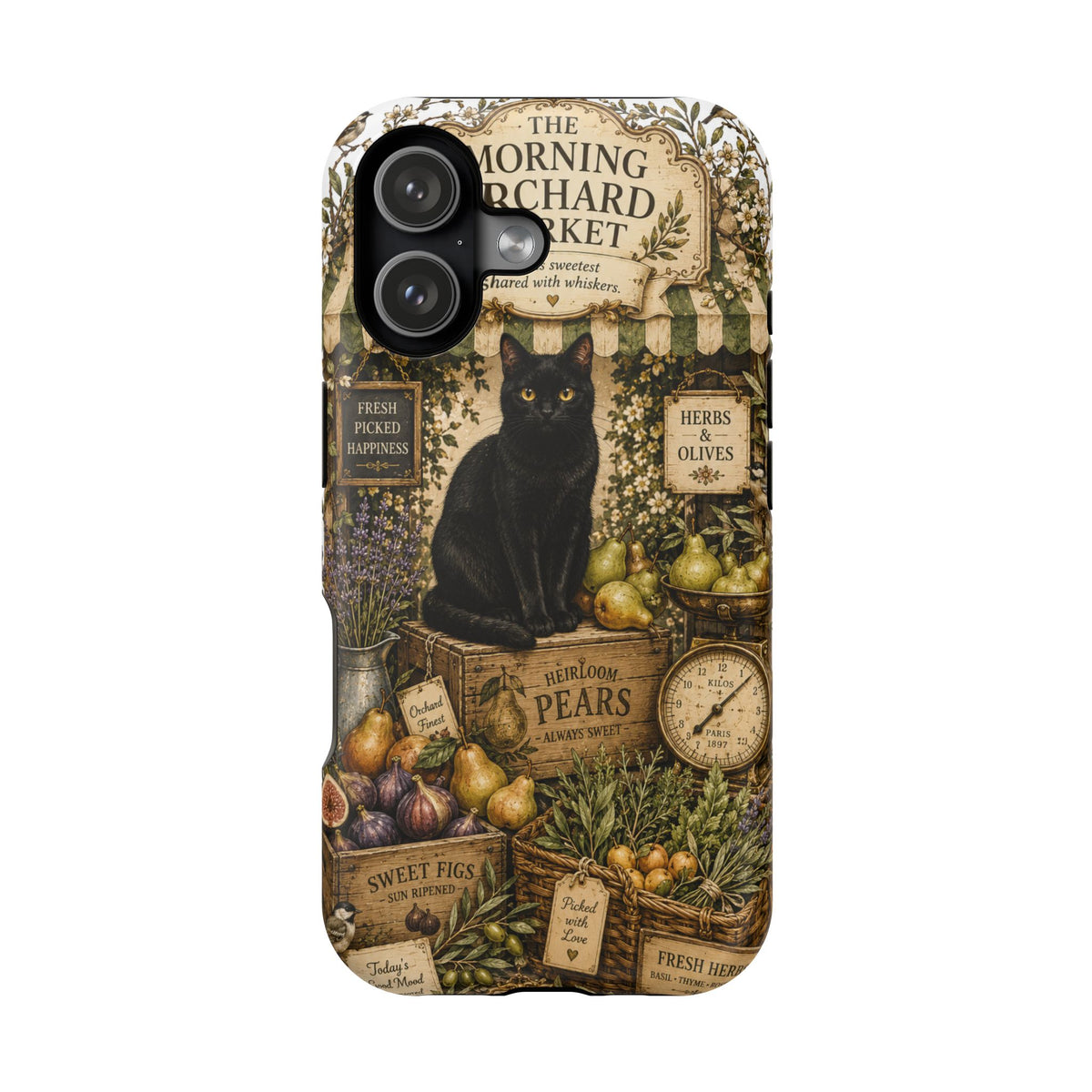 The Morning Orchard Market | Cat Mom Collection Phone case