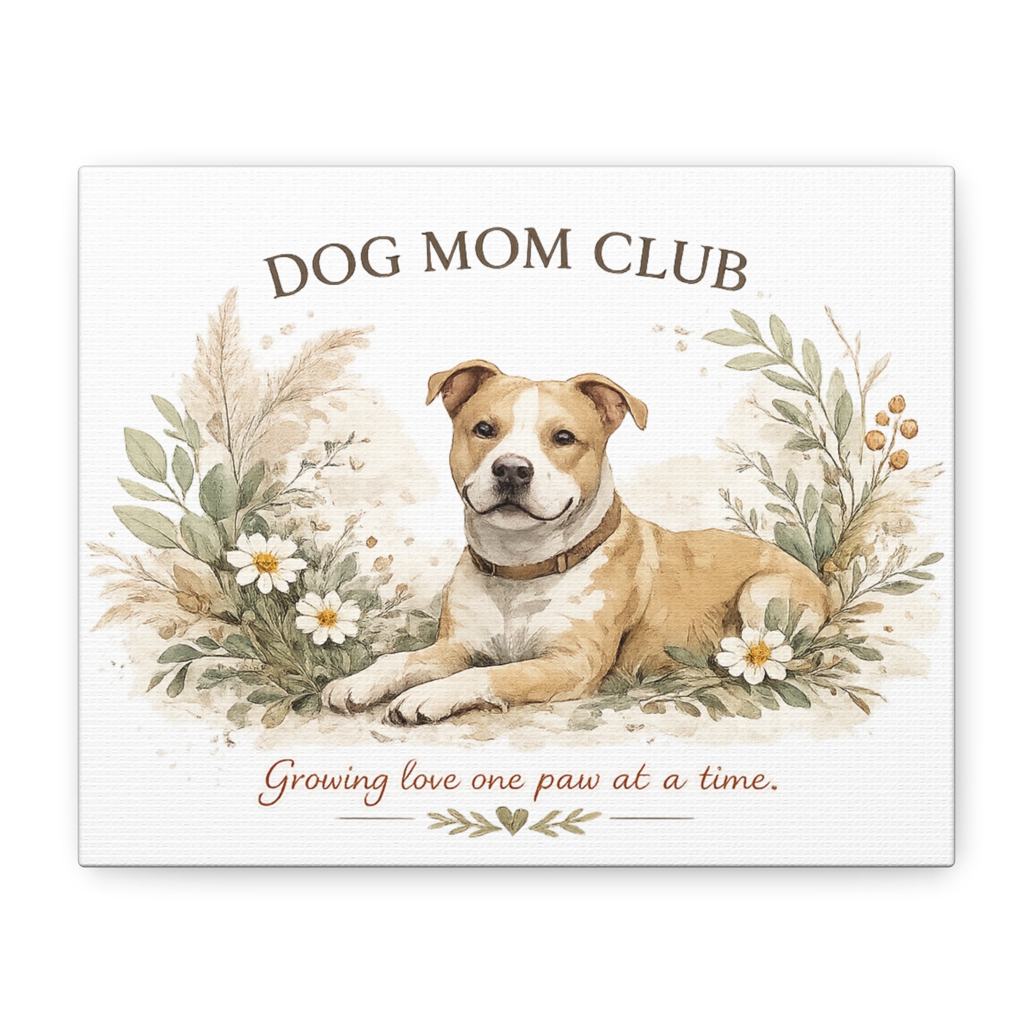 Dog Mom's Wild Garden | Matte Canvas, Stretched, 1.25"