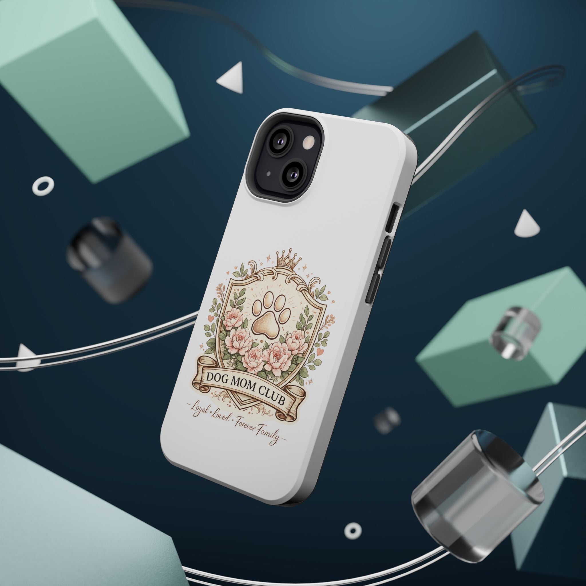 Floral Paw Crest Phone case