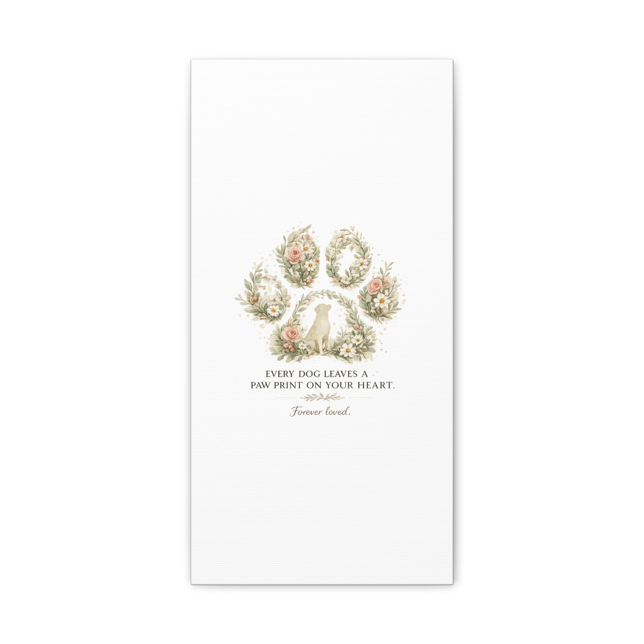 Every Dog Leaves a Paw Print | Matte Canvas, Stretched, 1.25"