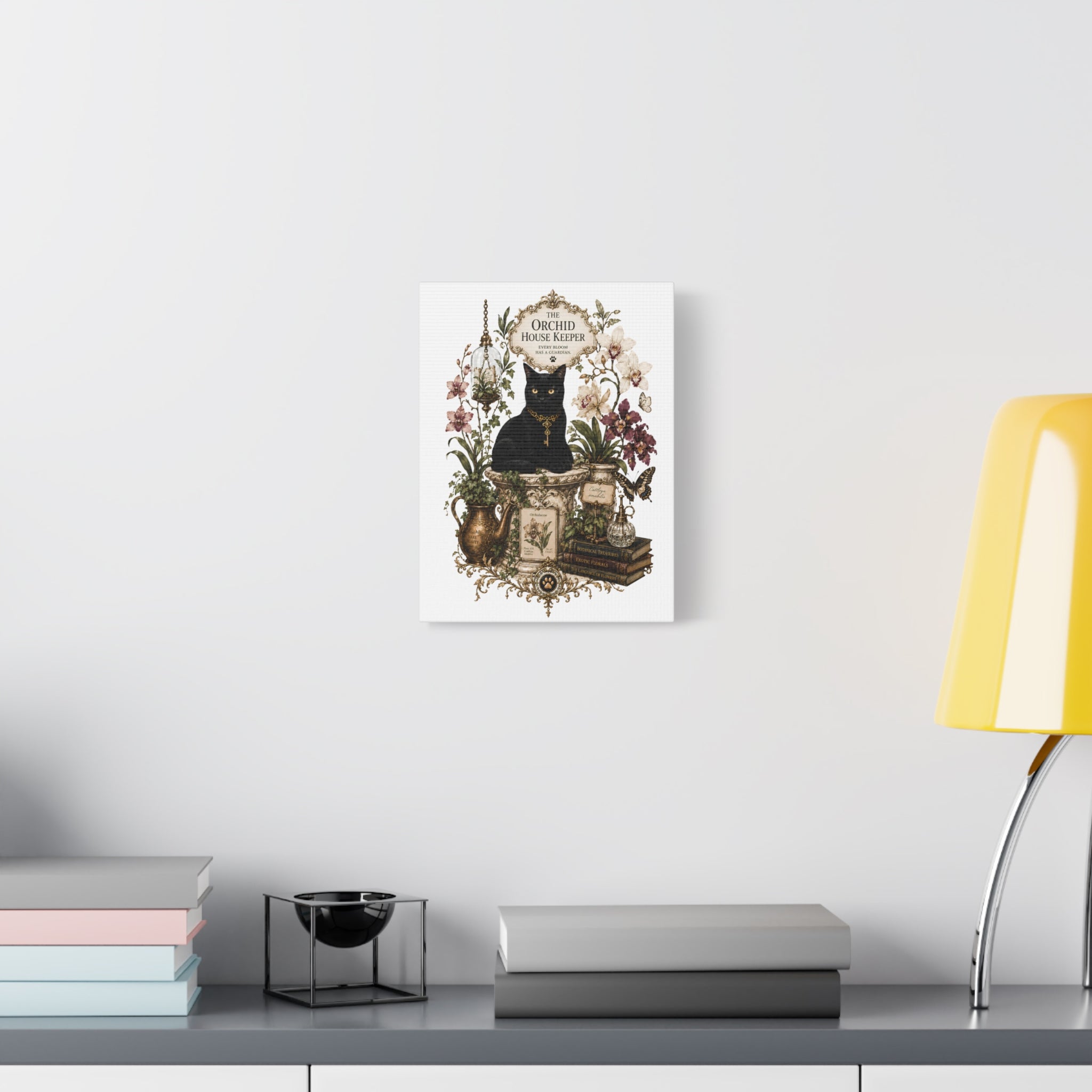 THE ORCHID HOUSE KEEPER | Matte Canvas, Stretched