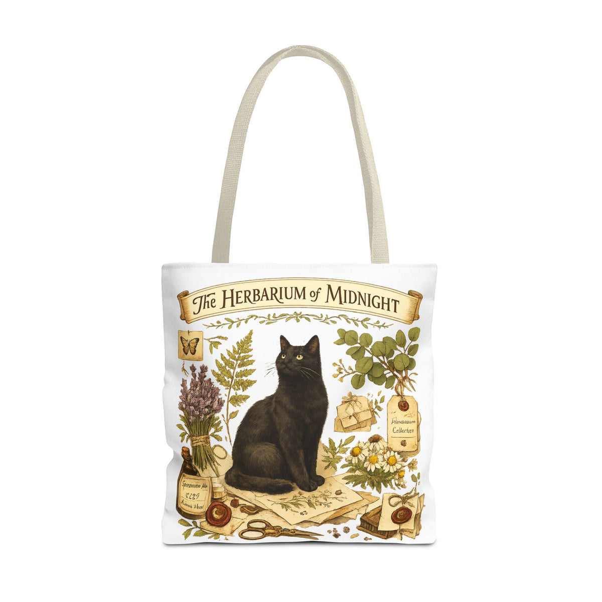 The Herbarium Of Midnight | Cat Mom Collection Totebag