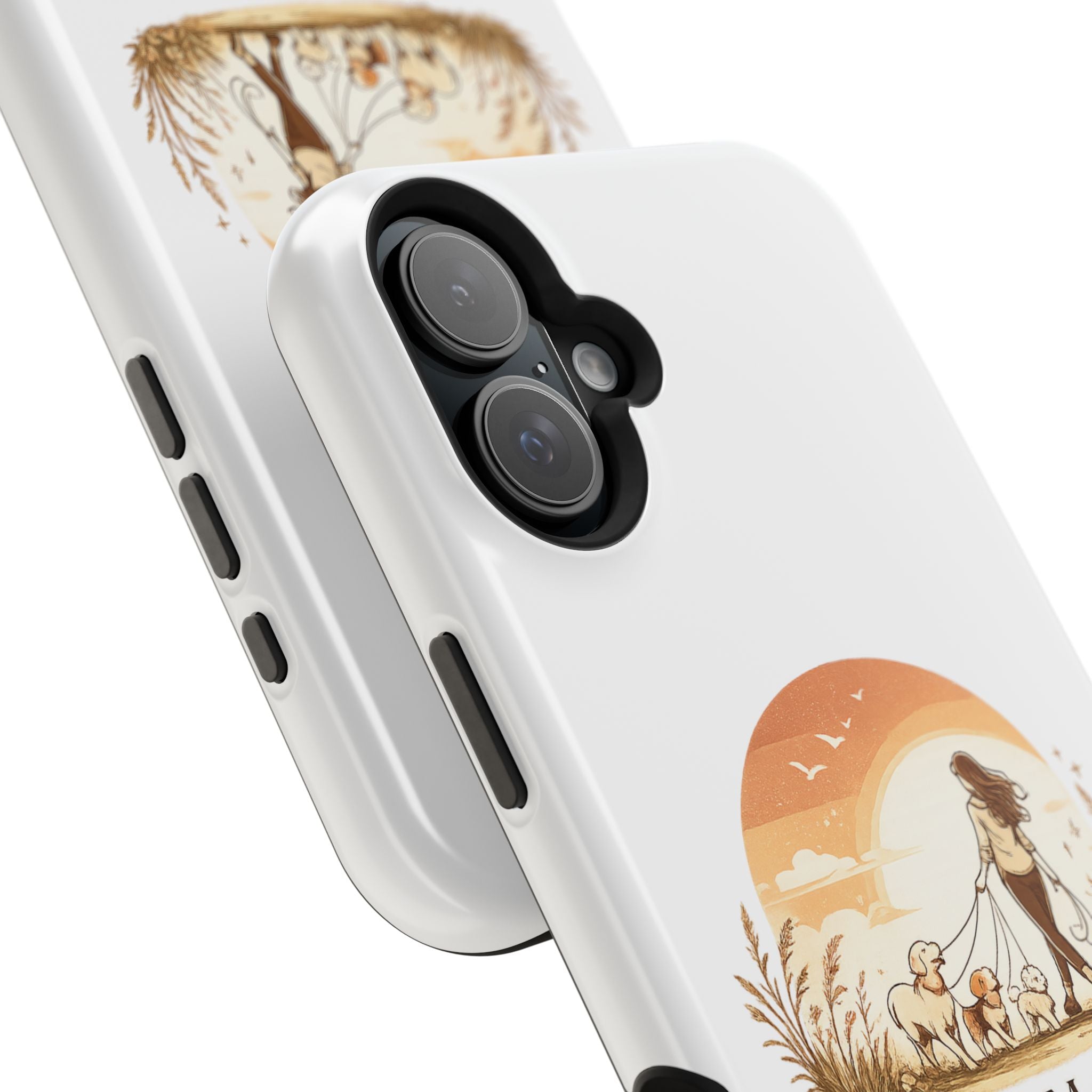 Golden Hour Walk Phone case