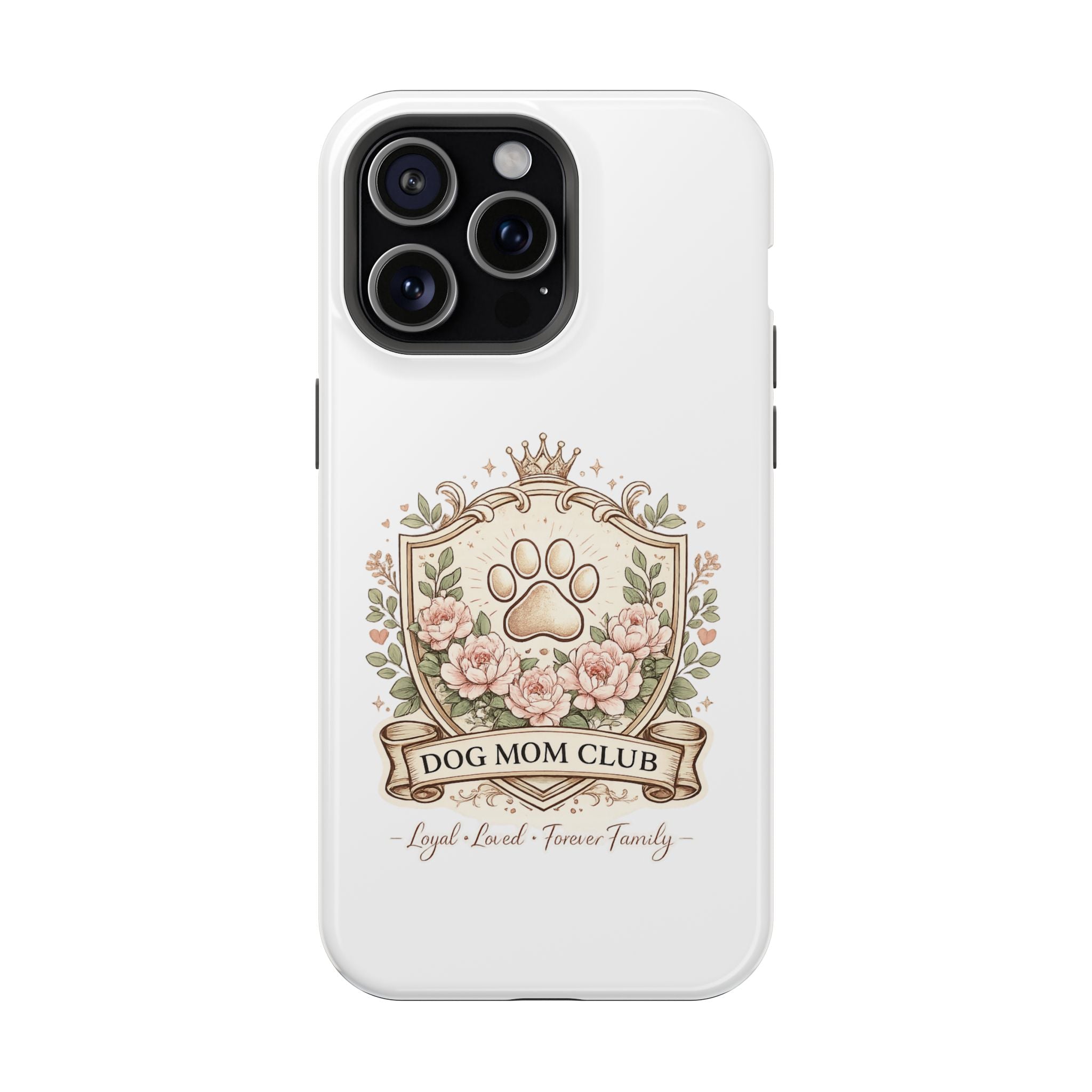 Floral Paw Crest Phone case