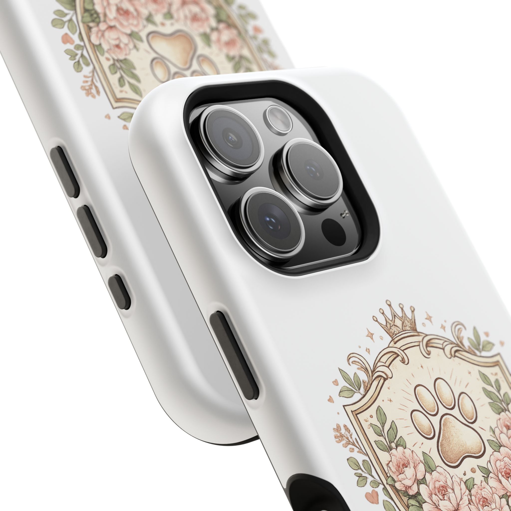 Floral Paw Crest Phone case