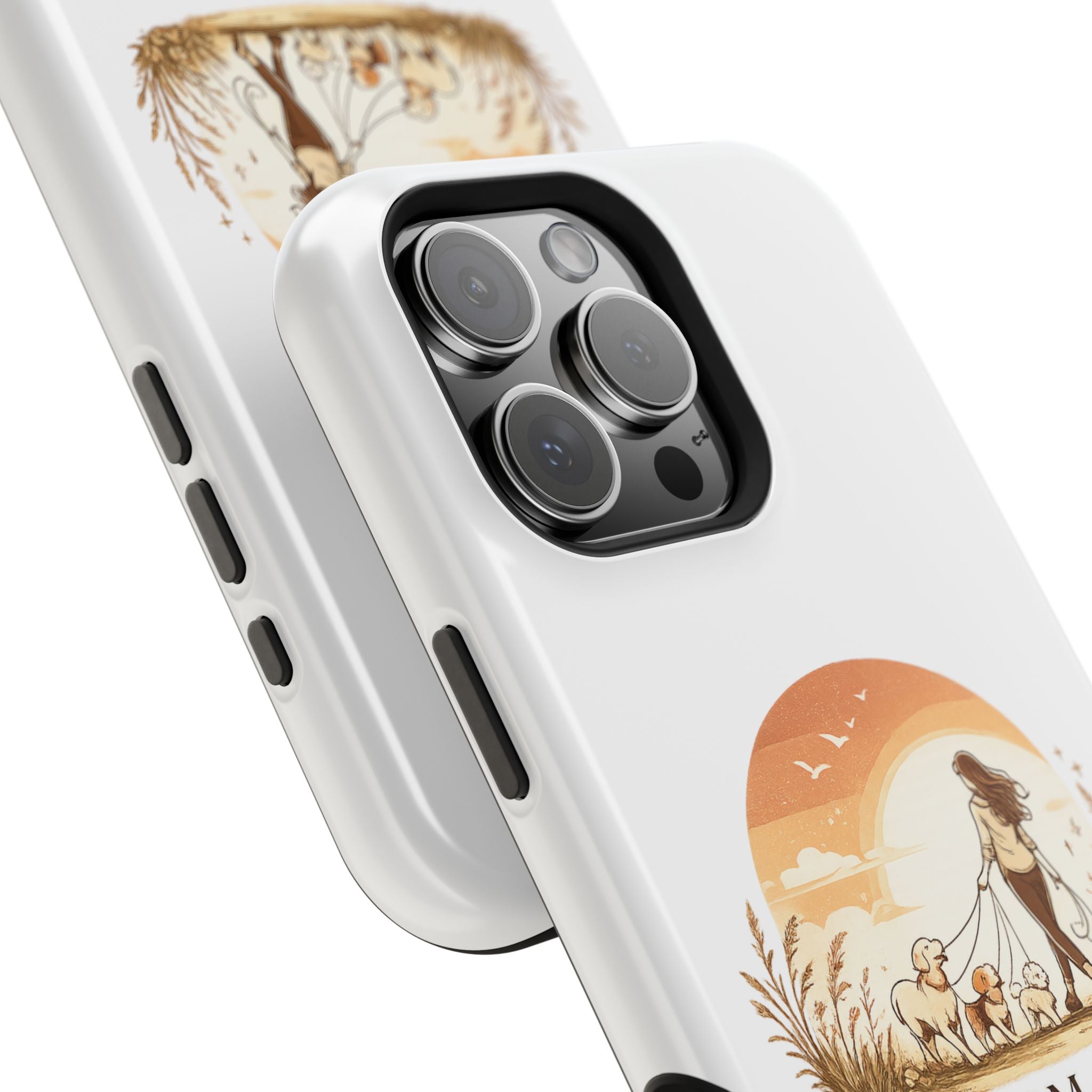 Golden Hour Walk Phone case