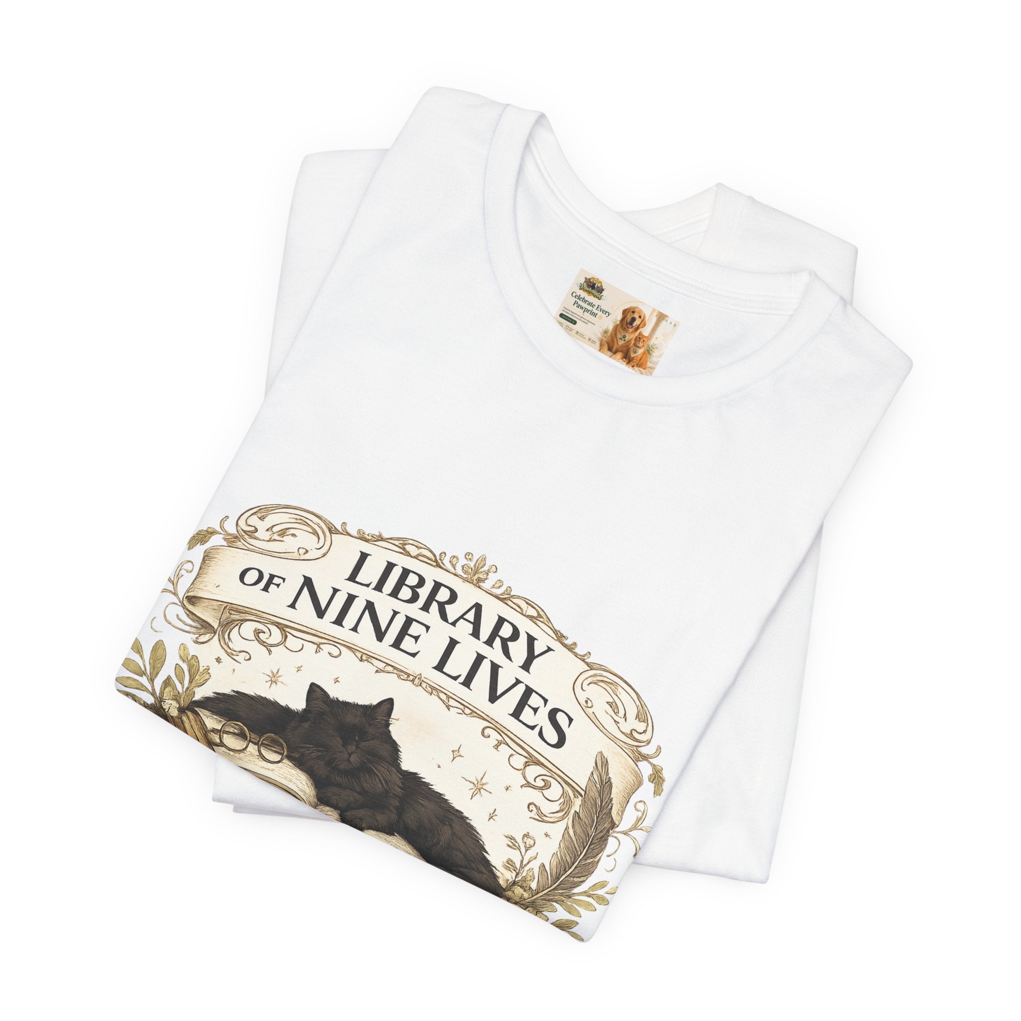 Library of Nine Lives | Bella+Canvas 3001 Unisex Jersey T-Shirt