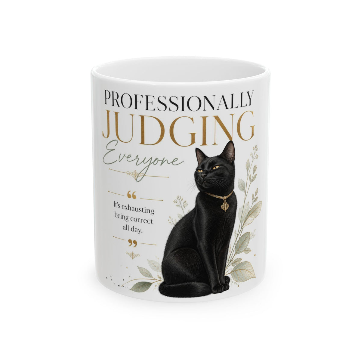 Professionally Judging Everyone | Fun Collection Mug