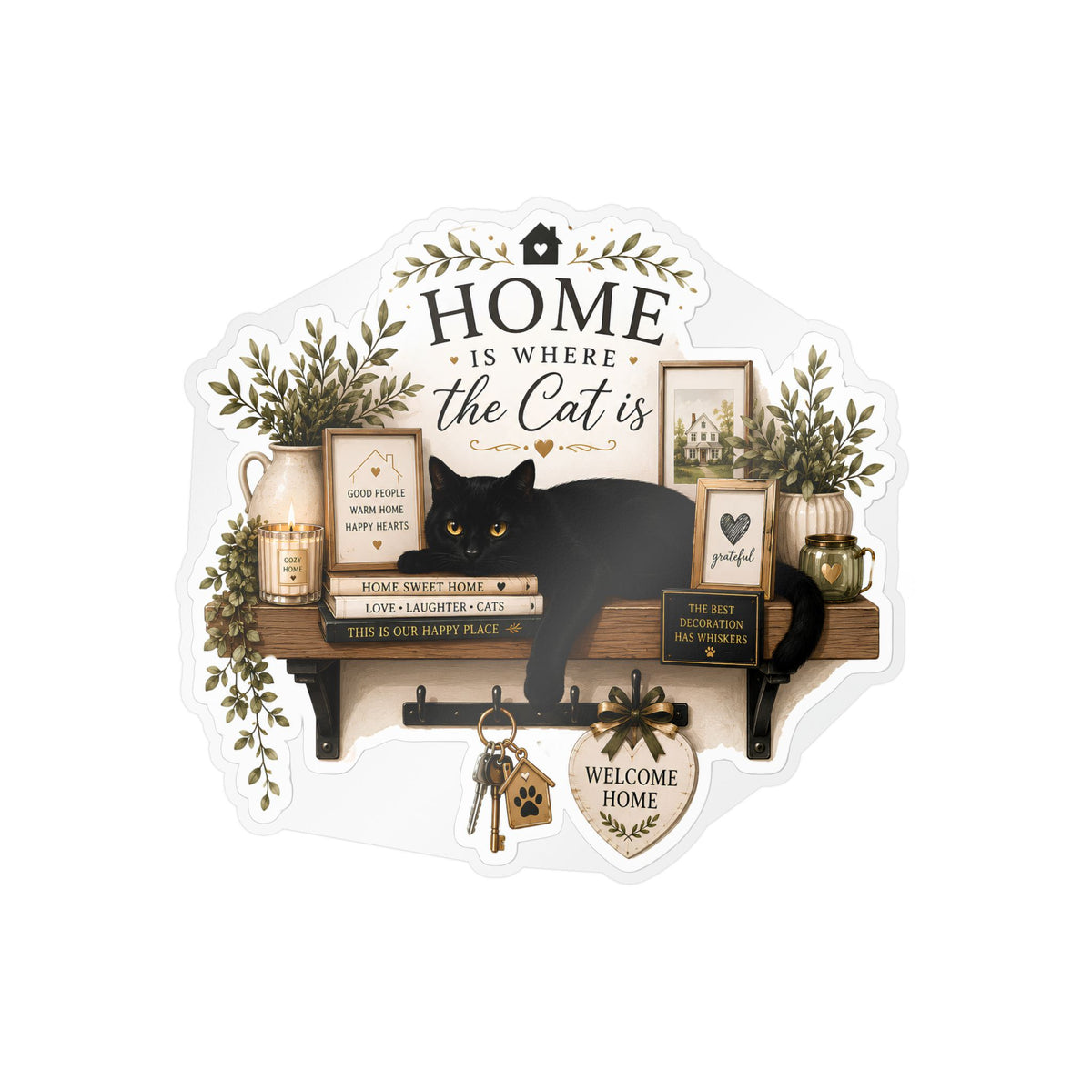 The Housewarming Shelf | Cat Mom Collection Sticker