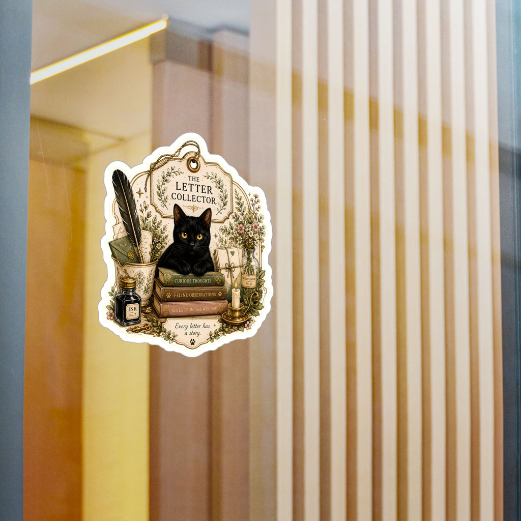 THE LETTER COLLECTOR | Kiss-Cut Vinyl Decals Sticker