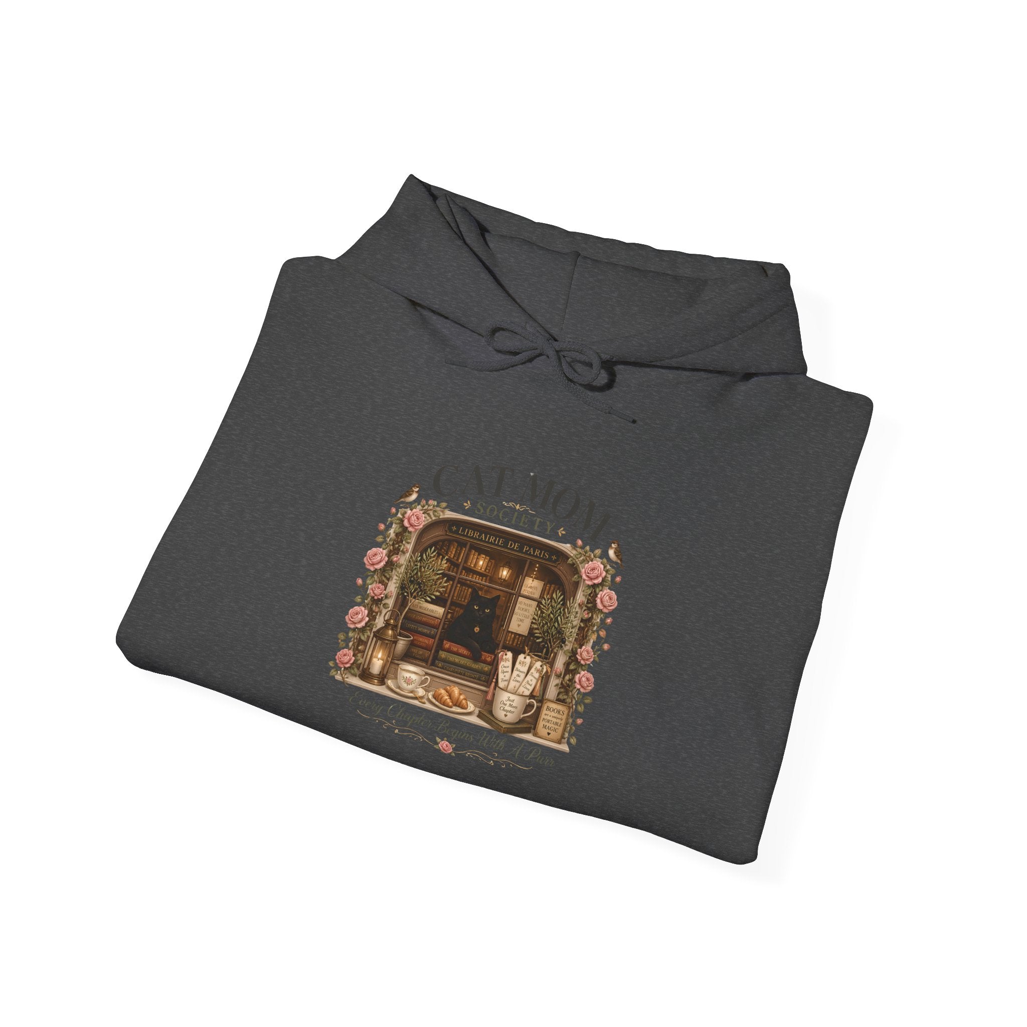 THE PARISIAN BOOKSHOP WINDOW | Gildan Heavy Blend™ Hoodie (18500)