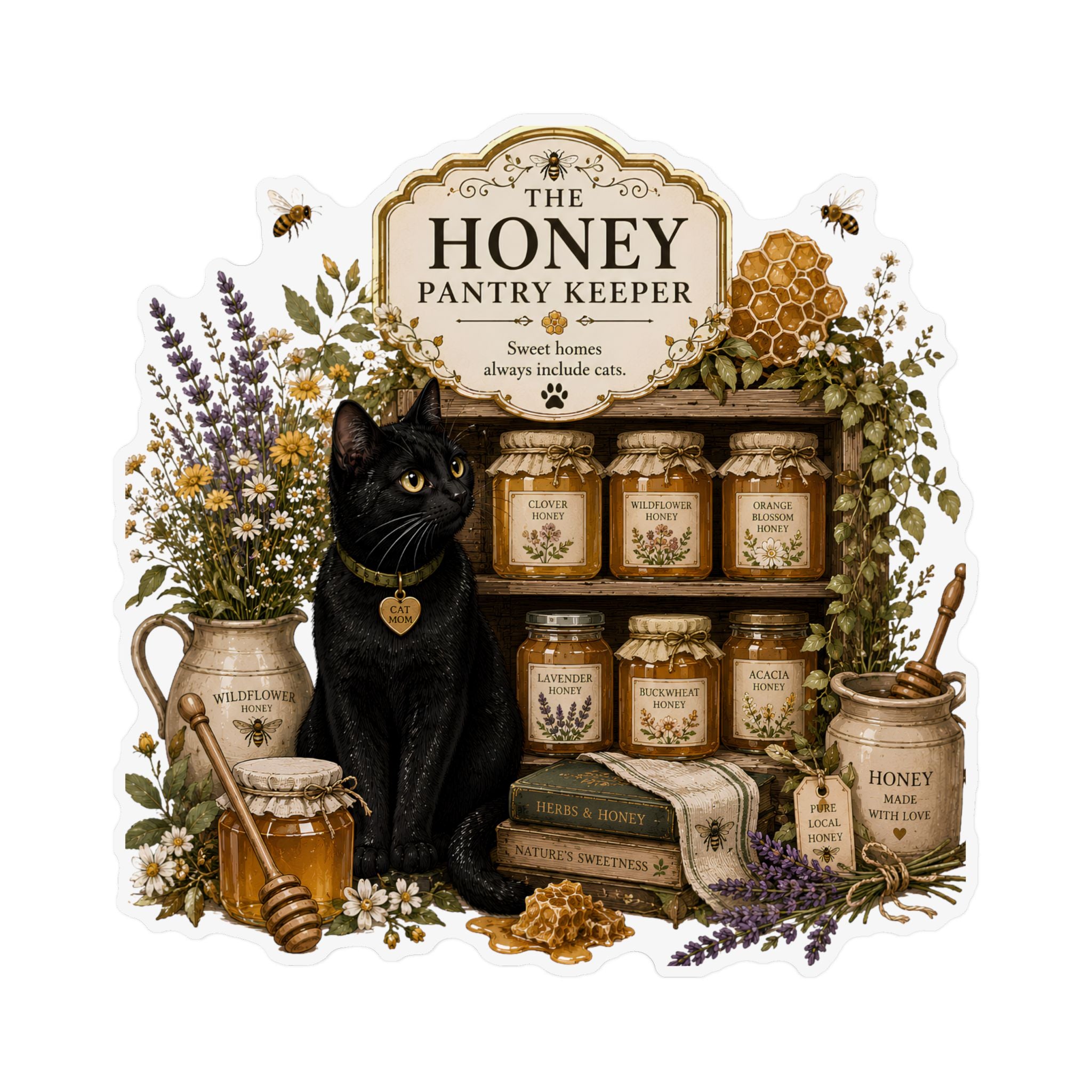 THE HONEY PANTRY KEEPER | Custom Shape Magnets