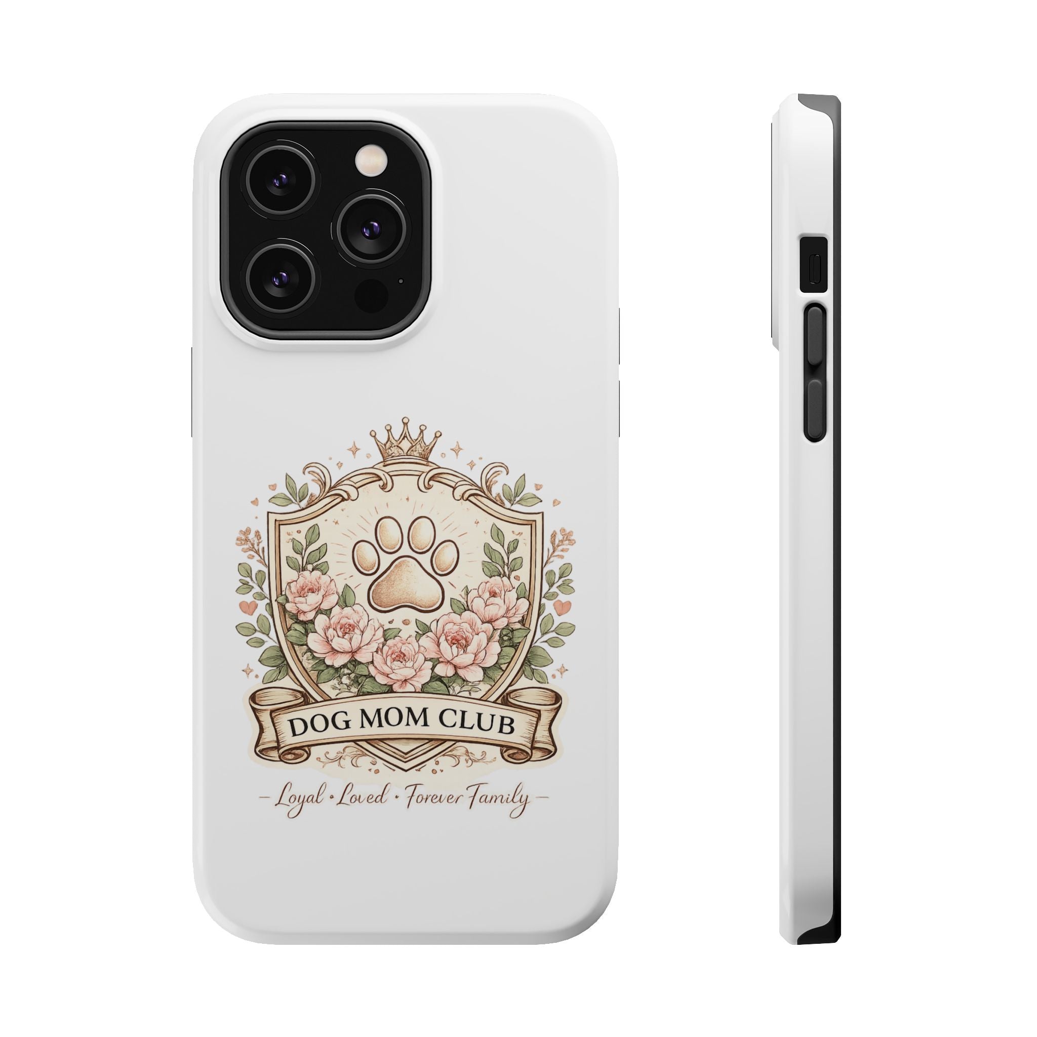 Floral Paw Crest Phone case