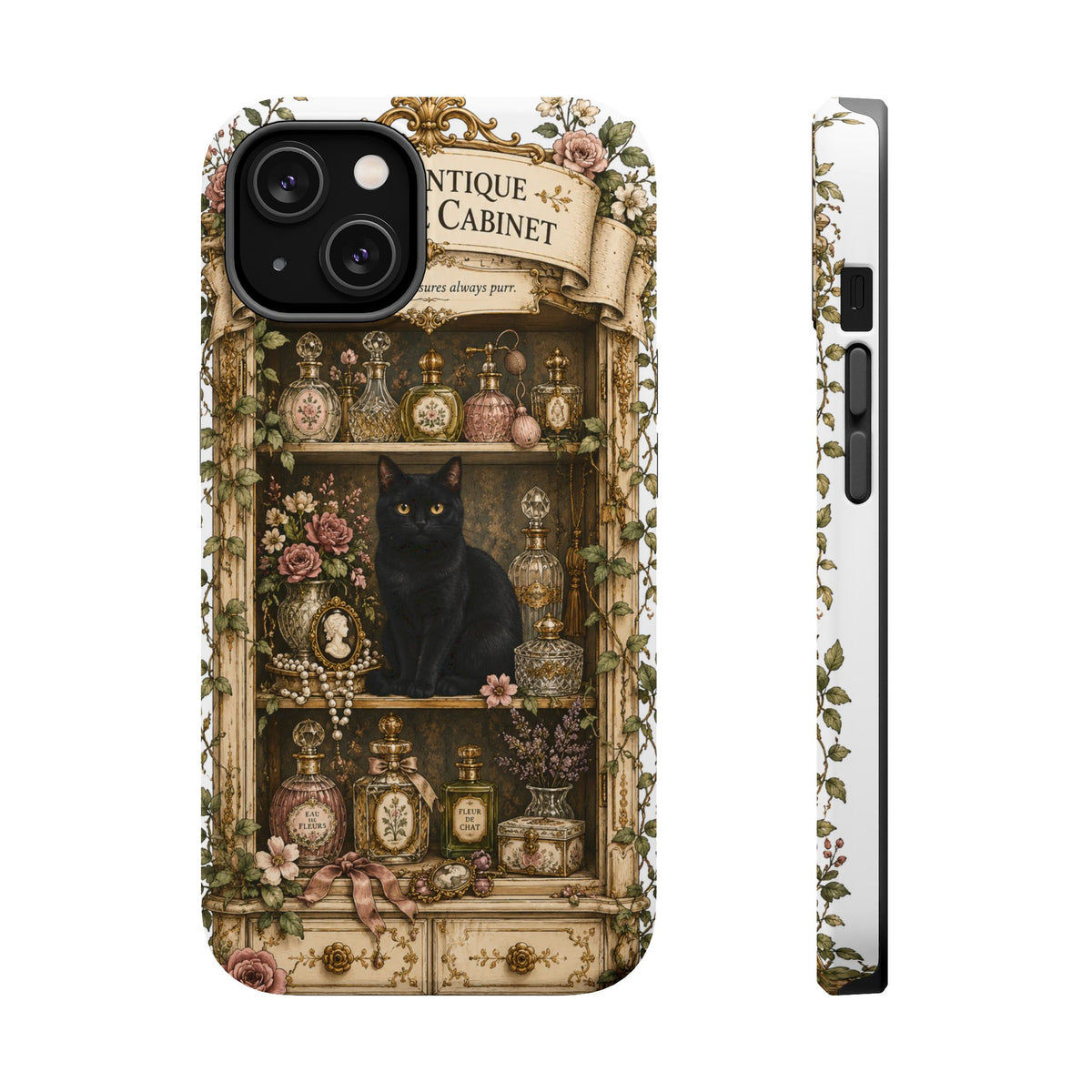 The Antique Perfume Cabinet | Cat Mom Collection Phone case