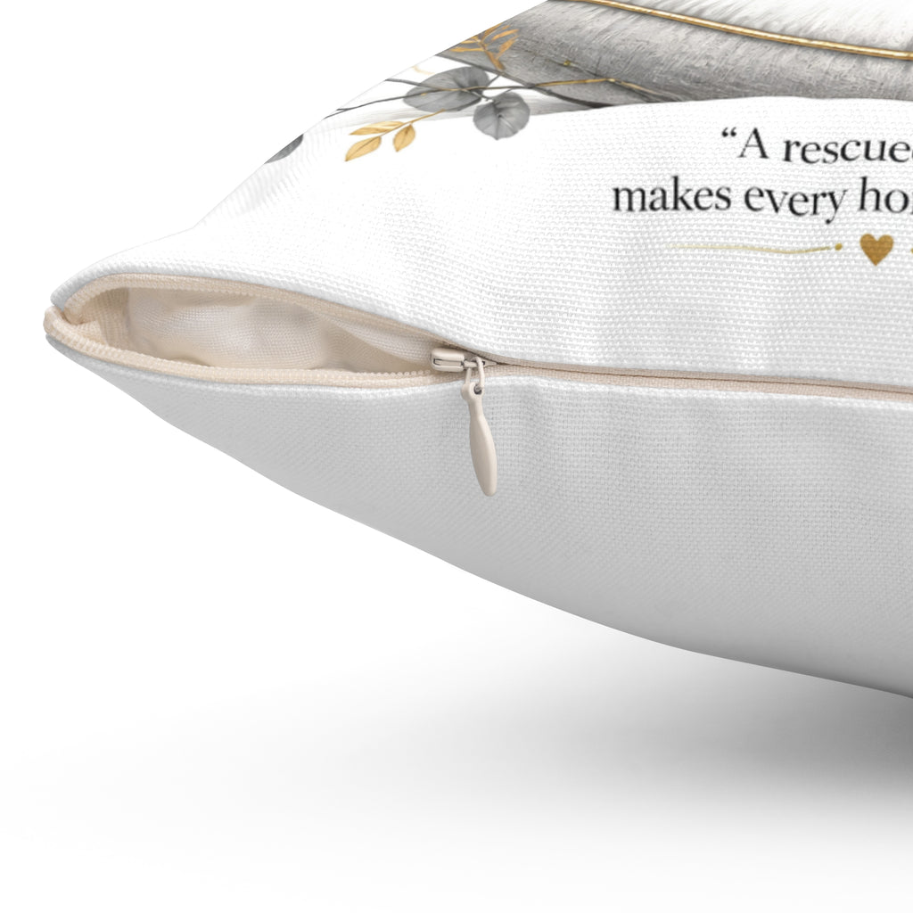 LOVE LIVES HERE | Spun Polyester Square Pillow