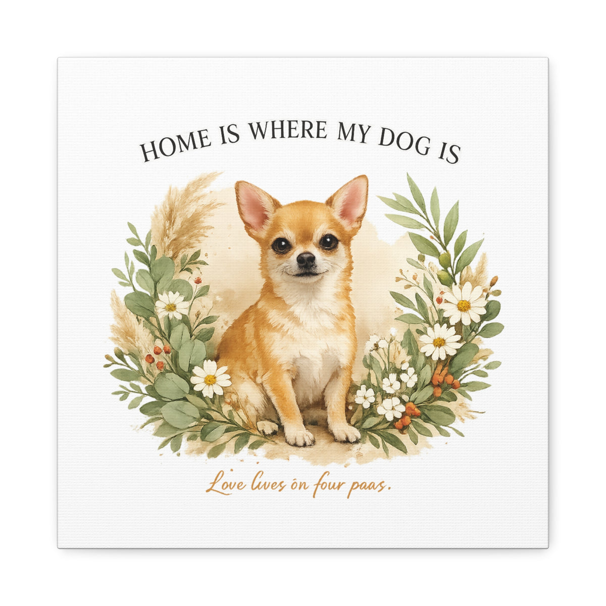 The Heart of the Home | Dog Mom Collection Matte Canvas