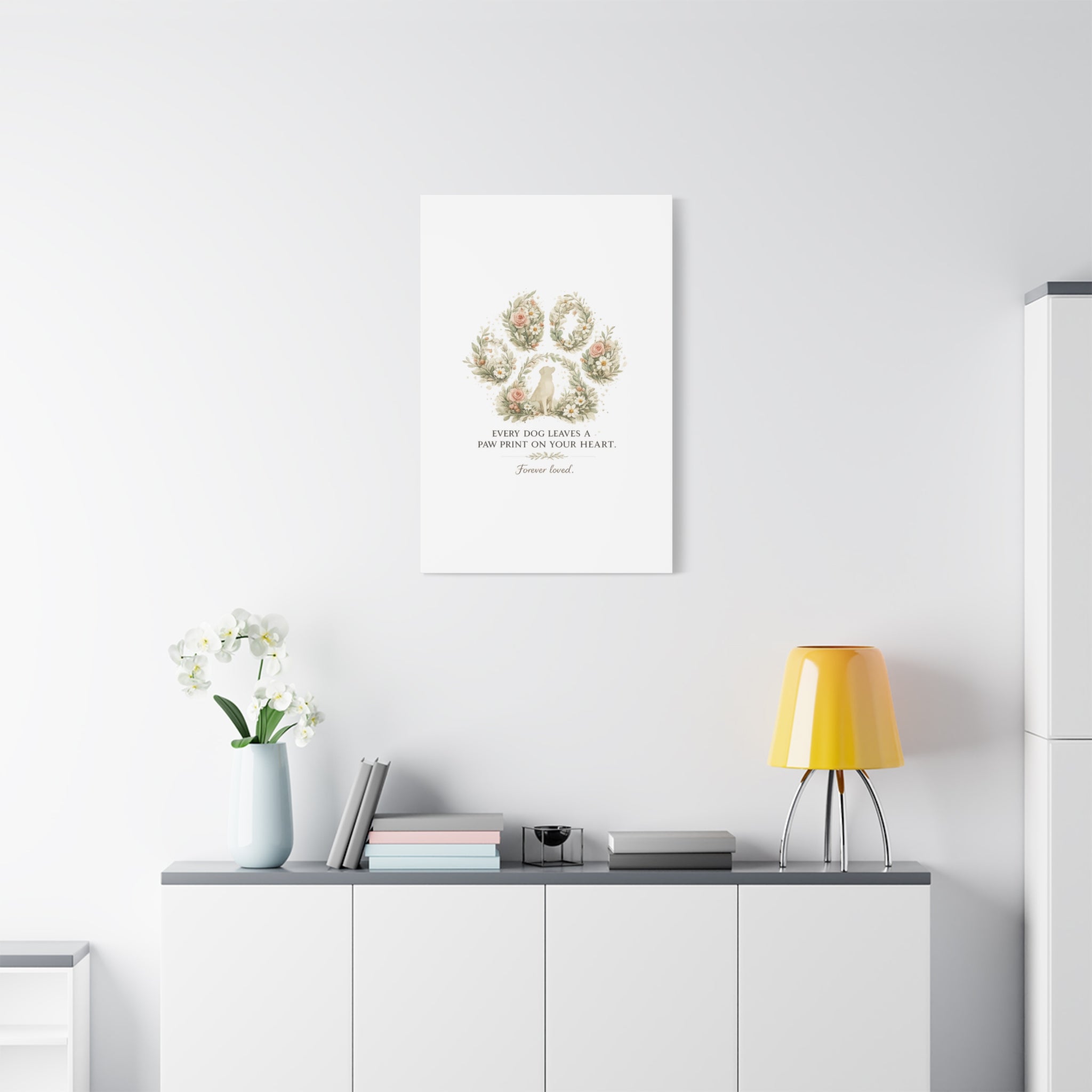Every Dog Leaves a Paw Print | Matte Canvas, Stretched, 1.25"