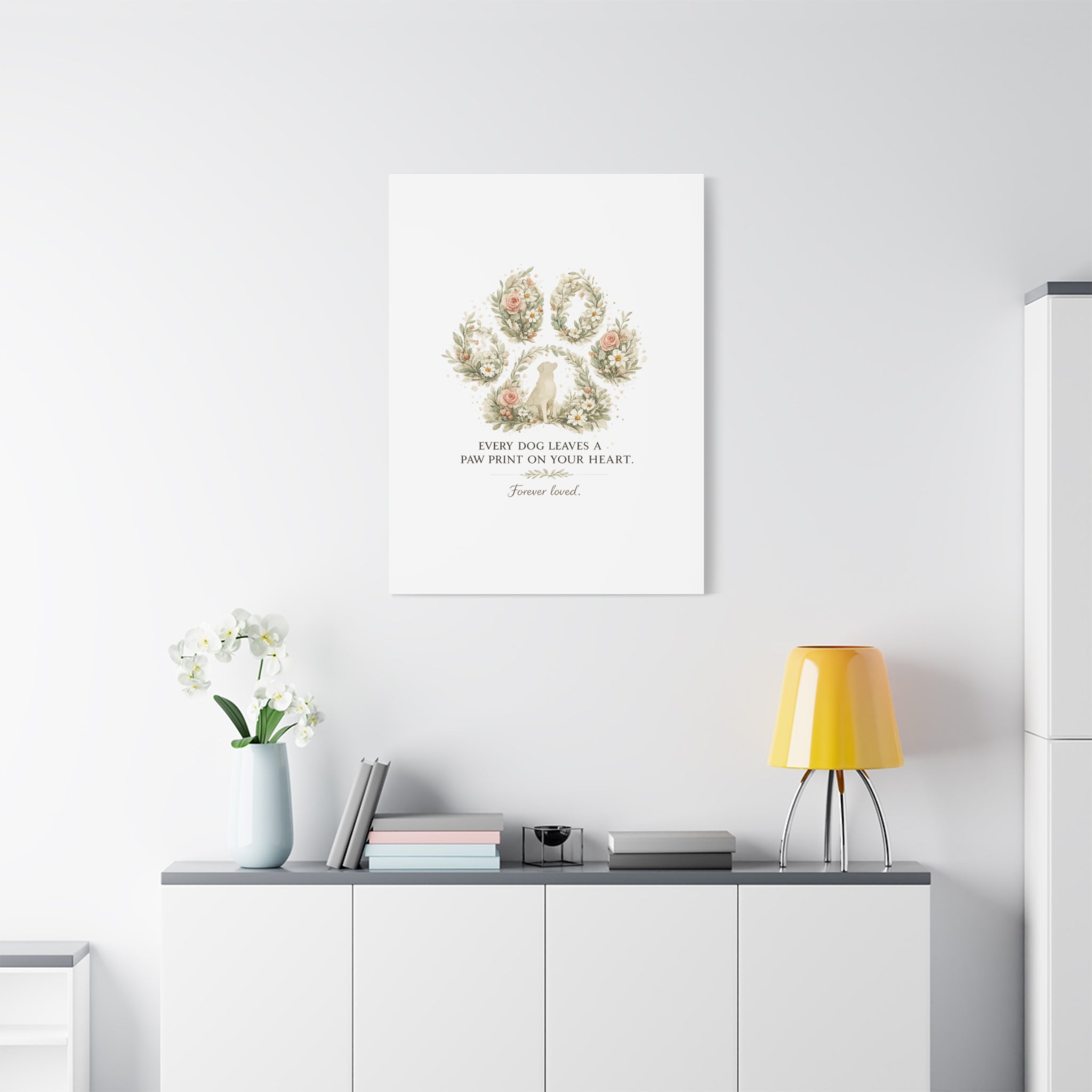 Every Dog Leaves a Paw Print | Matte Canvas, Stretched, 1.25"