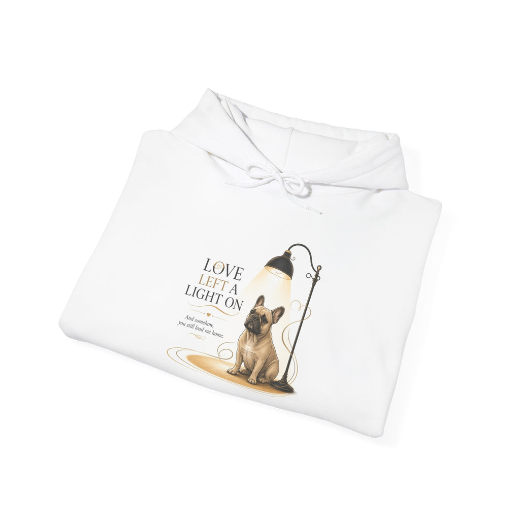 Love Left a Light On French Bulldog Sweatshirt | Memorial  Collection