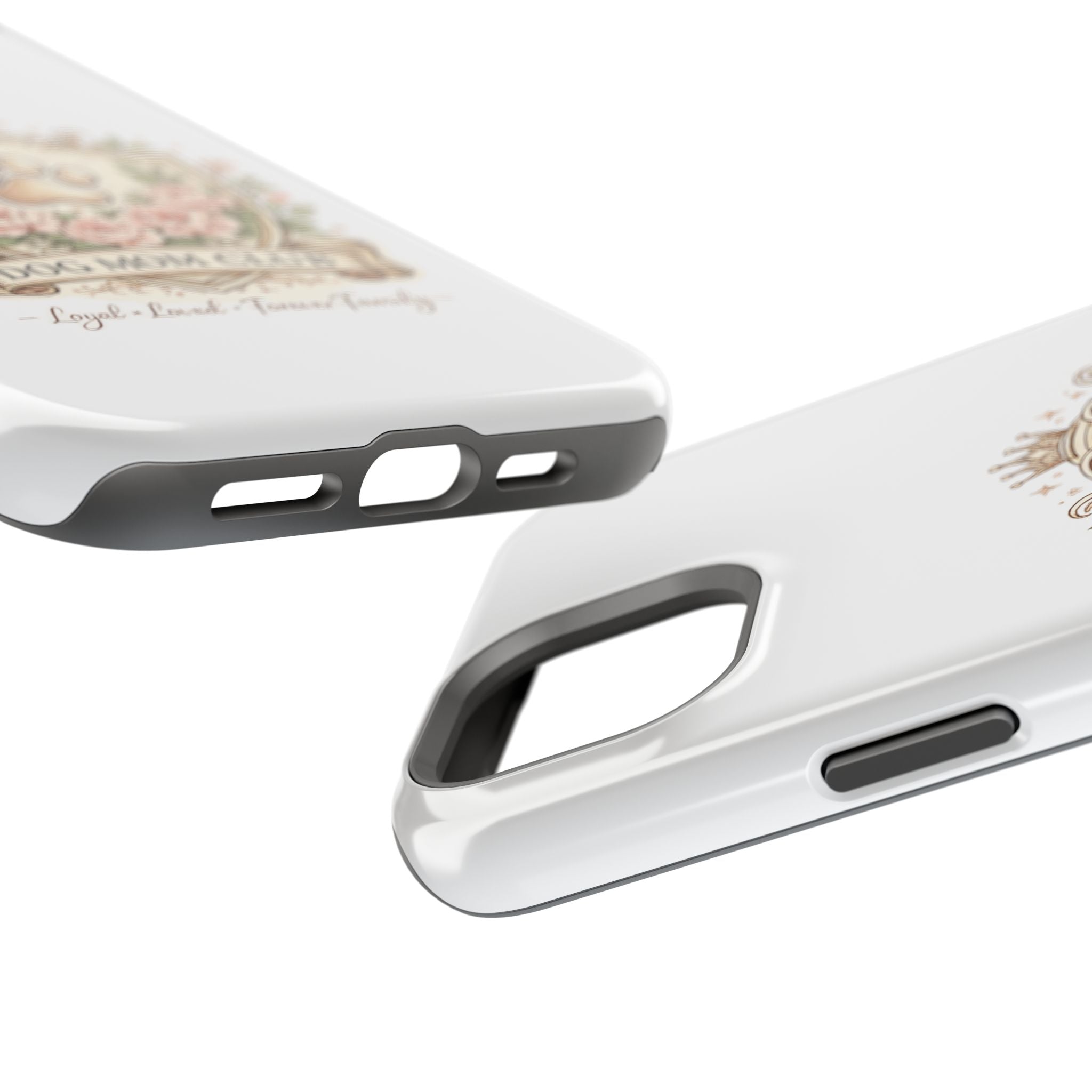 Floral Paw Crest Phone case