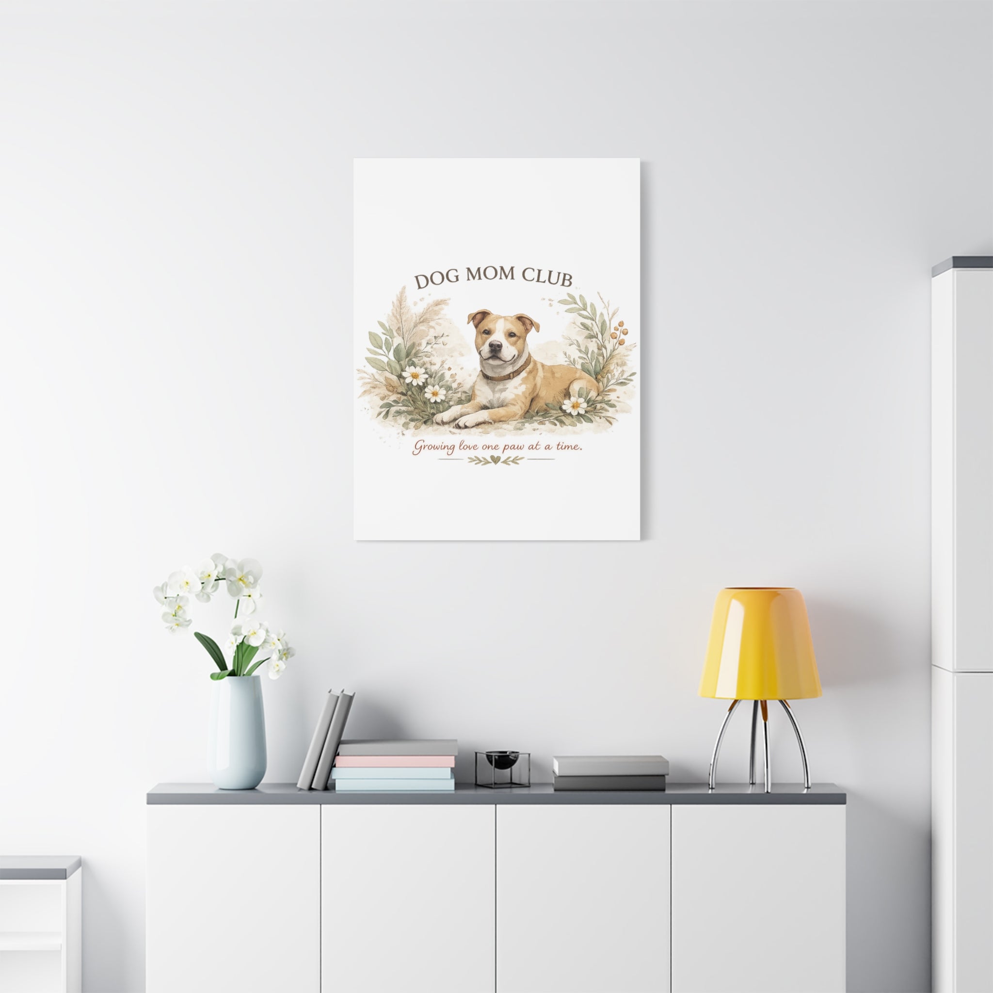 Dog Mom's Wild Garden | Matte Canvas, Stretched, 1.25"