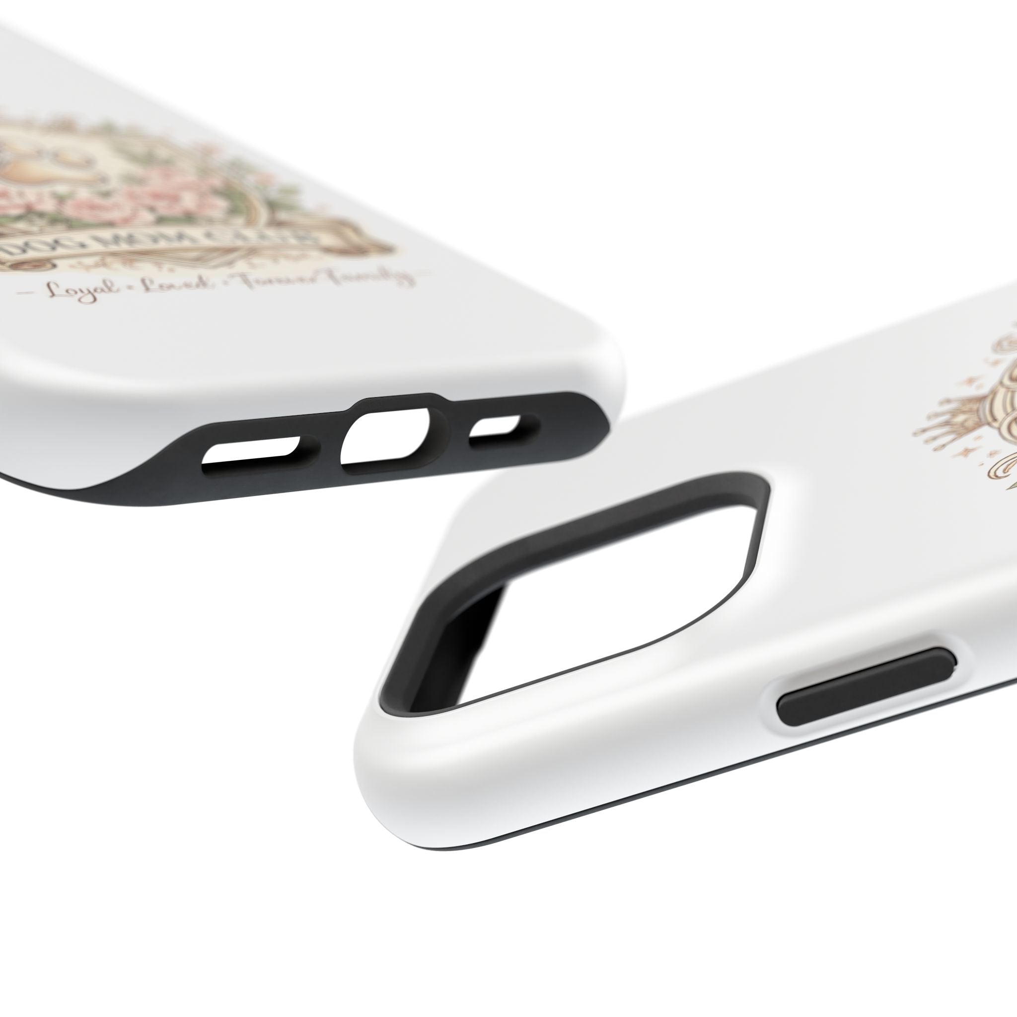 Floral Paw Crest Phone case