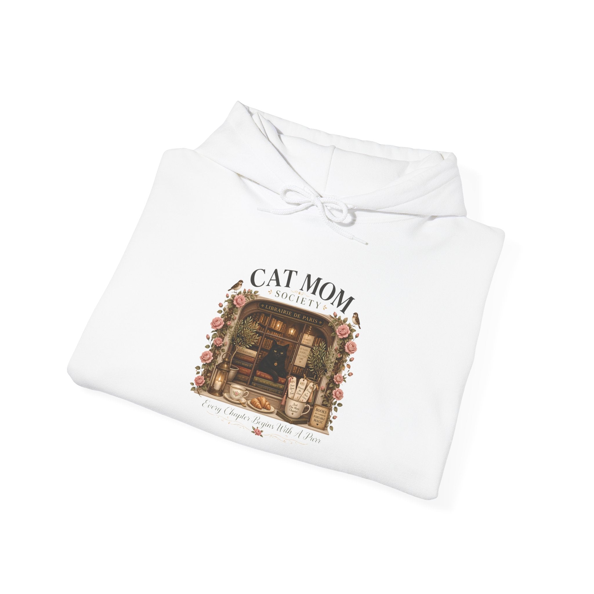 THE PARISIAN BOOKSHOP WINDOW | Gildan Heavy Blend™ Hoodie (18500)