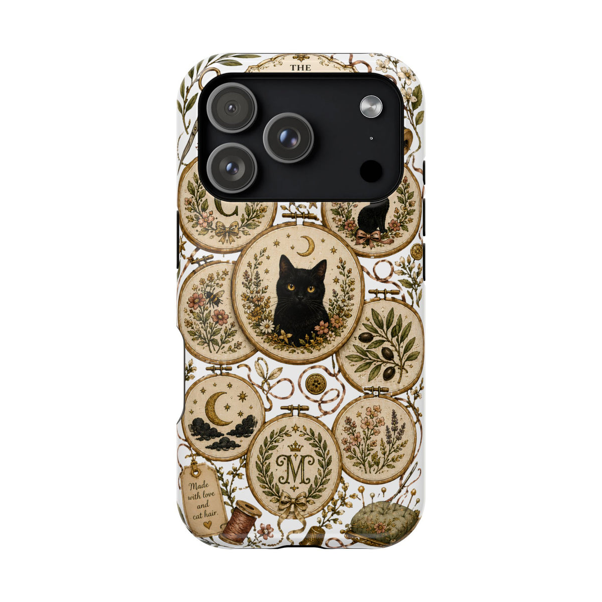 The Embroidery Hoop | Cat Mom Collection Phone case