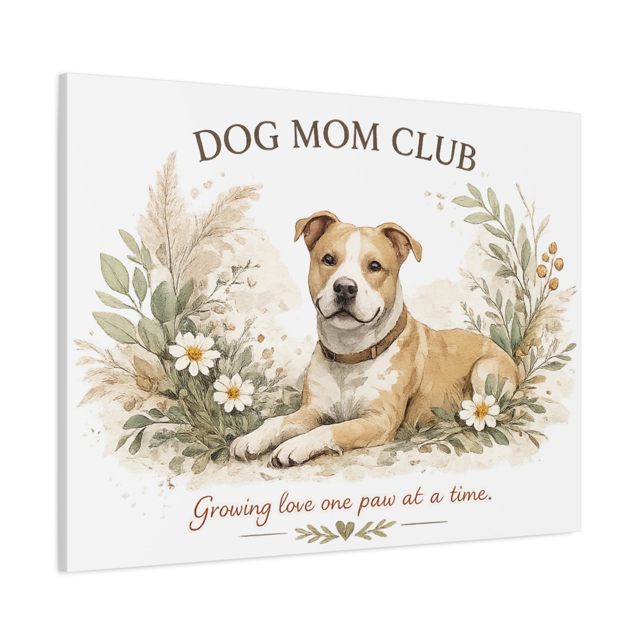 Dog Mom's Wild Garden | Matte Canvas, Stretched, 1.25"