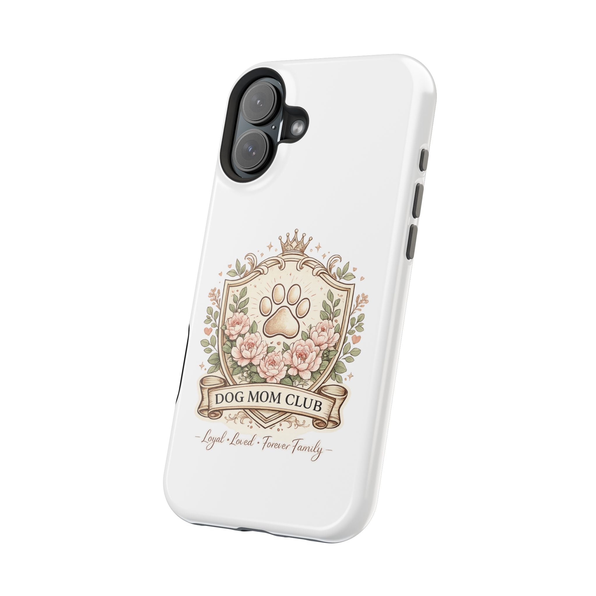 Floral Paw Crest Phone case
