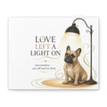 Love left a light on | Memorial Collection Matte Canvas
