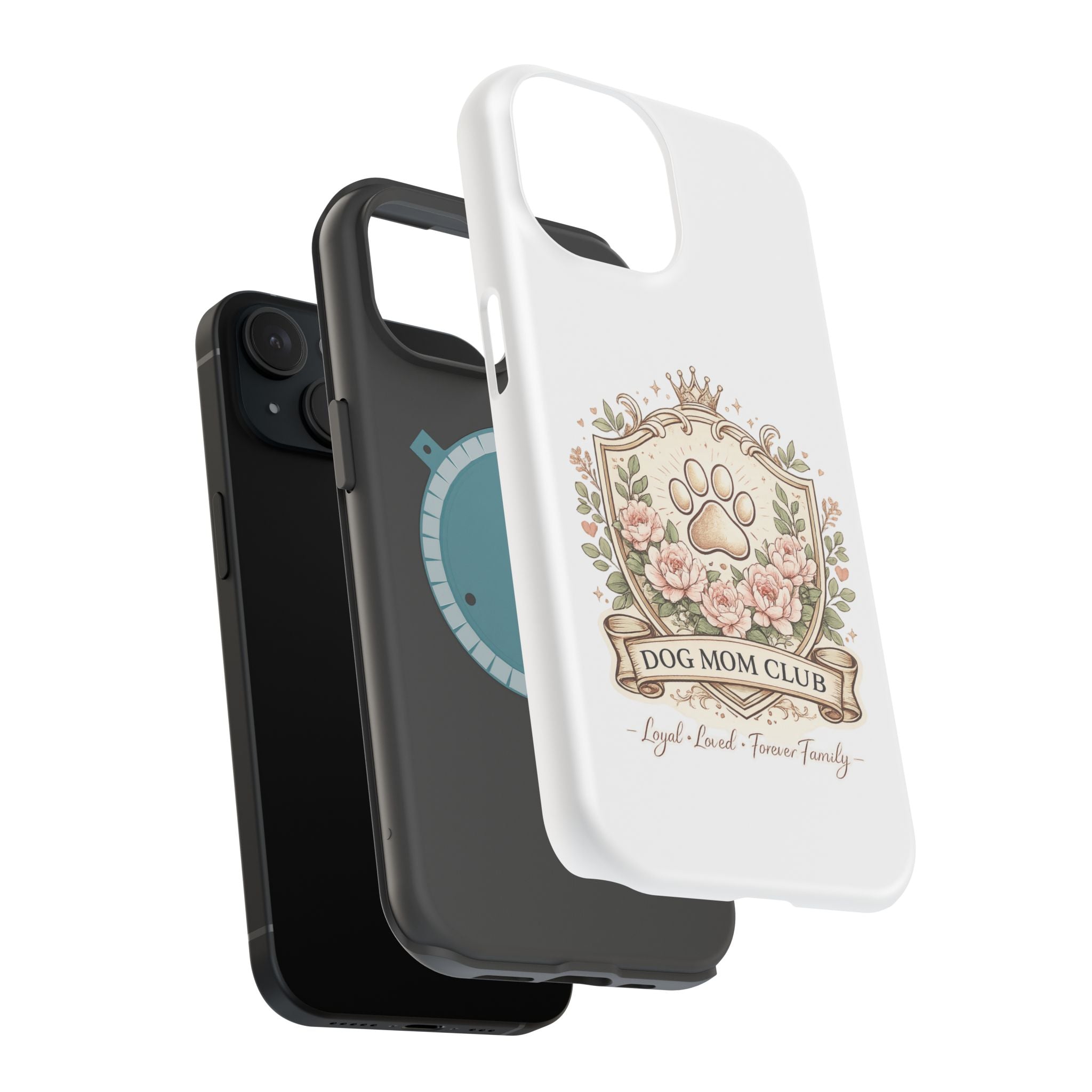 Floral Paw Crest Phone case