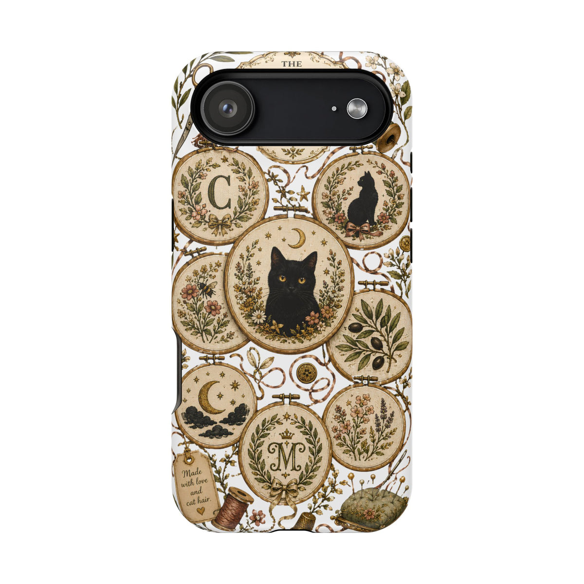 The Embroidery Hoop | Cat Mom Collection Phone case