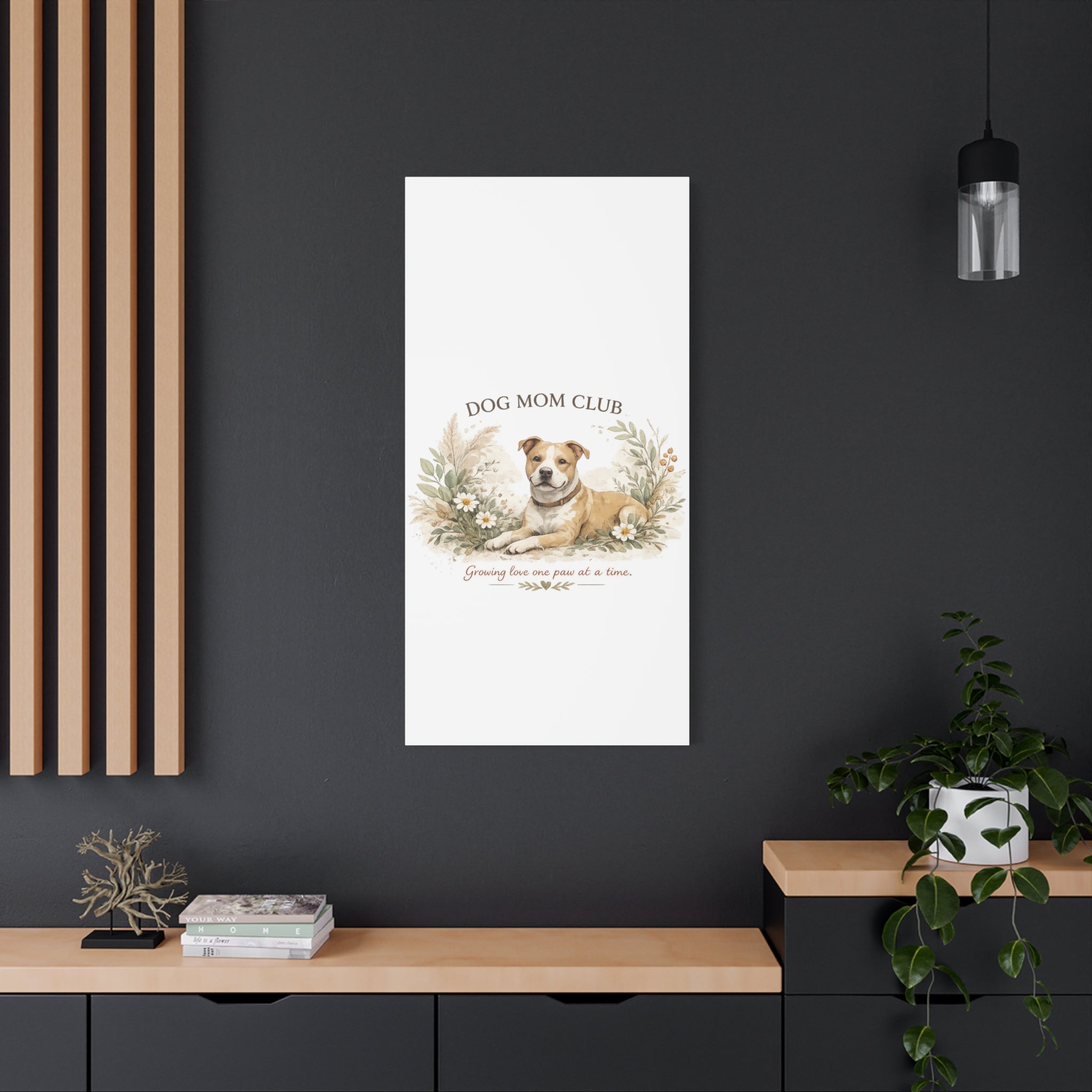 Dog Mom's Wild Garden | Matte Canvas, Stretched, 1.25"