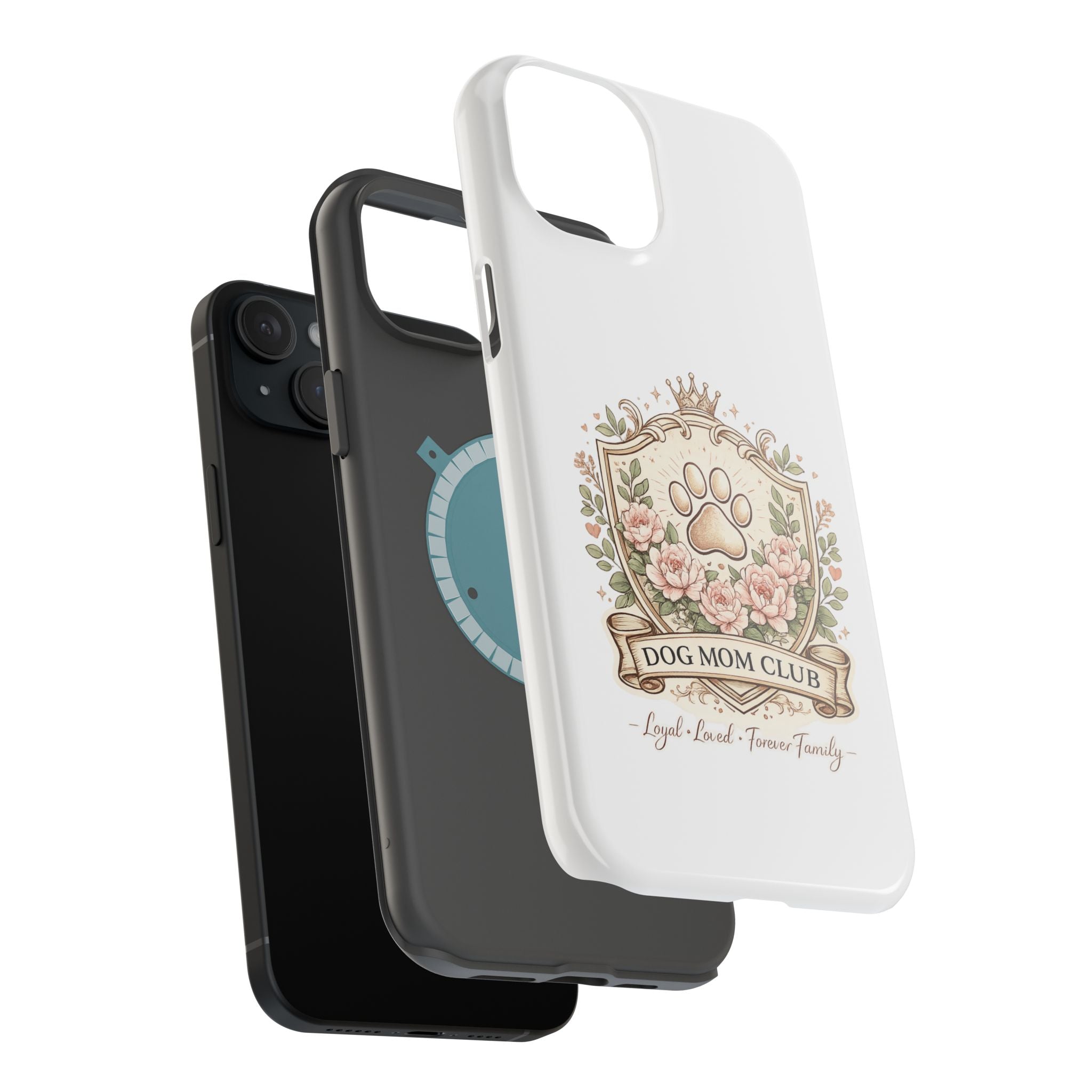 Floral Paw Crest Phone case