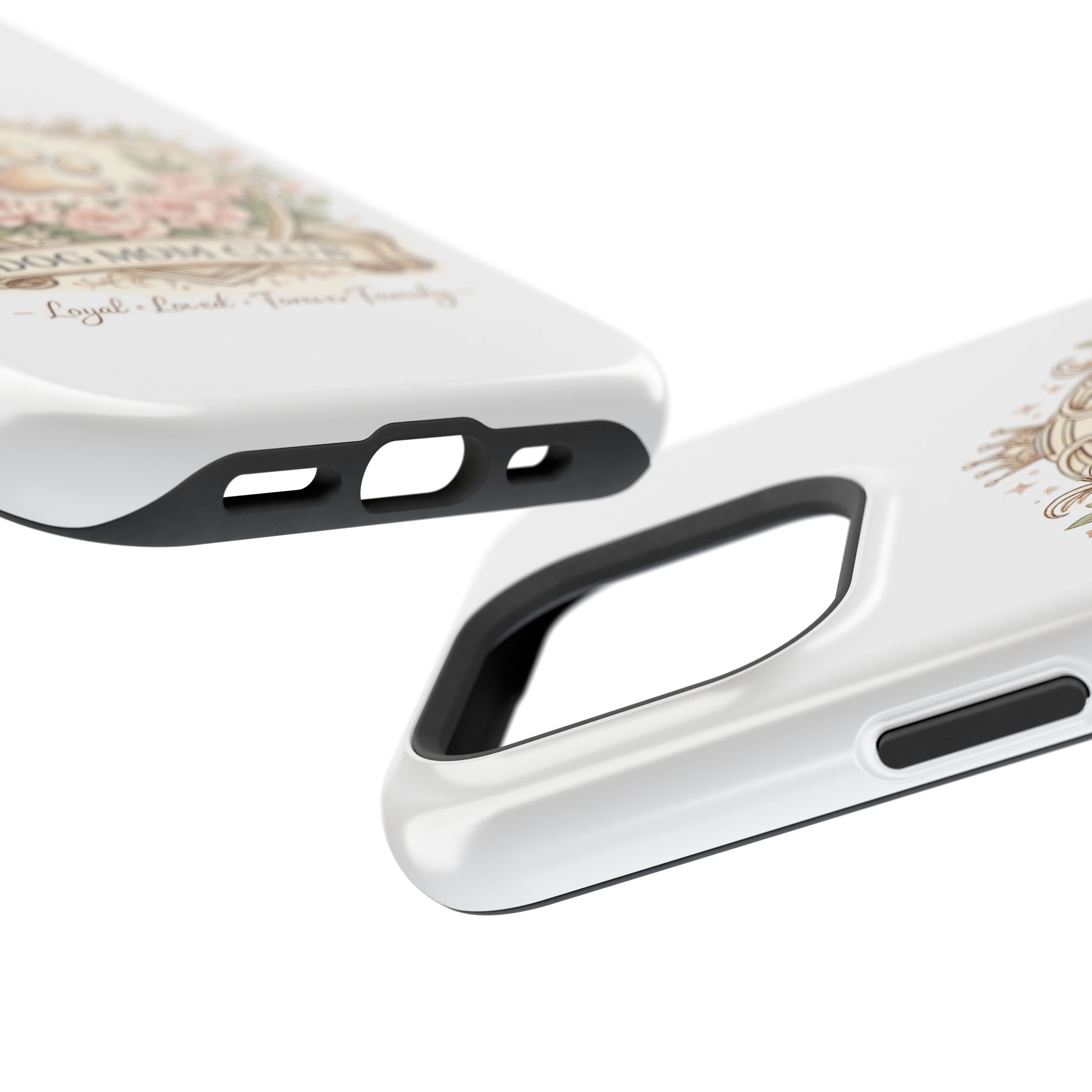Floral Paw Crest Phone case