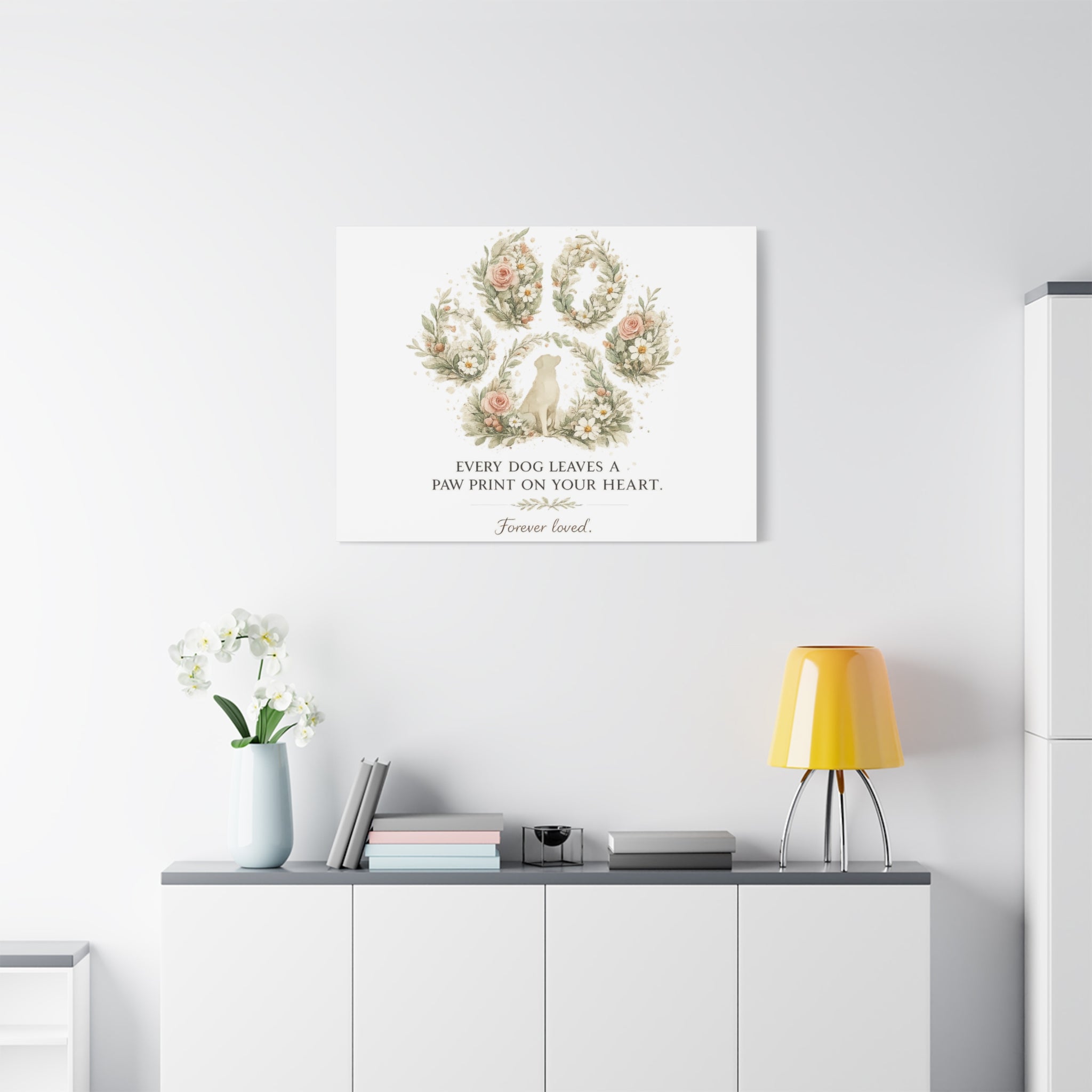 Every Dog Leaves a Paw Print | Matte Canvas, Stretched, 1.25"