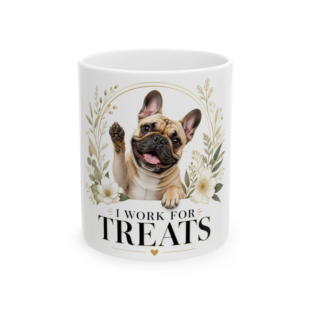I work for treats | Fun Collection Mug