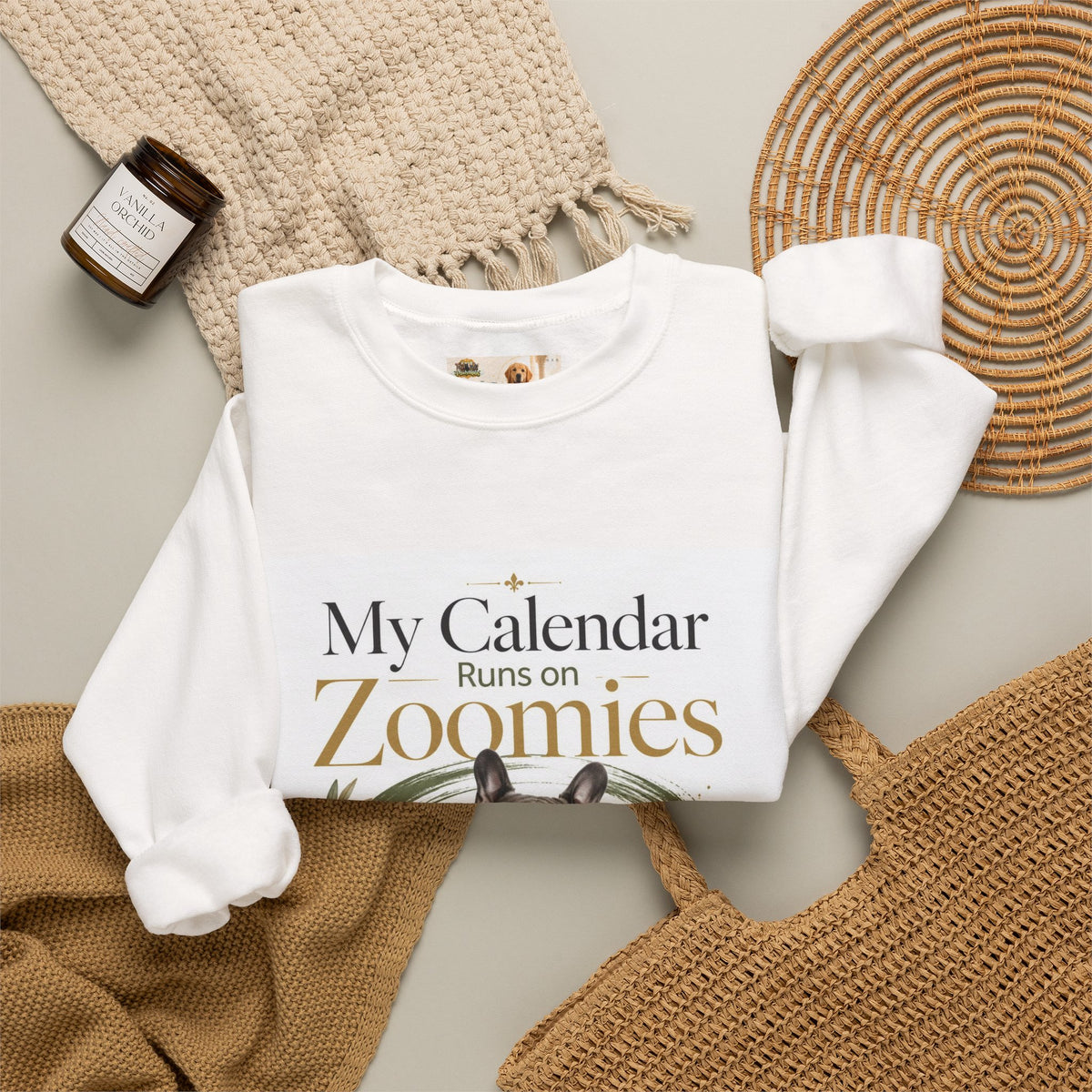 My Calendar Runs on Zoomies | Rescue Collection Sweatshirt